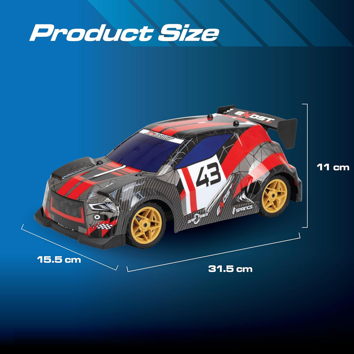 Exost Pro Rally XTR RC Car
