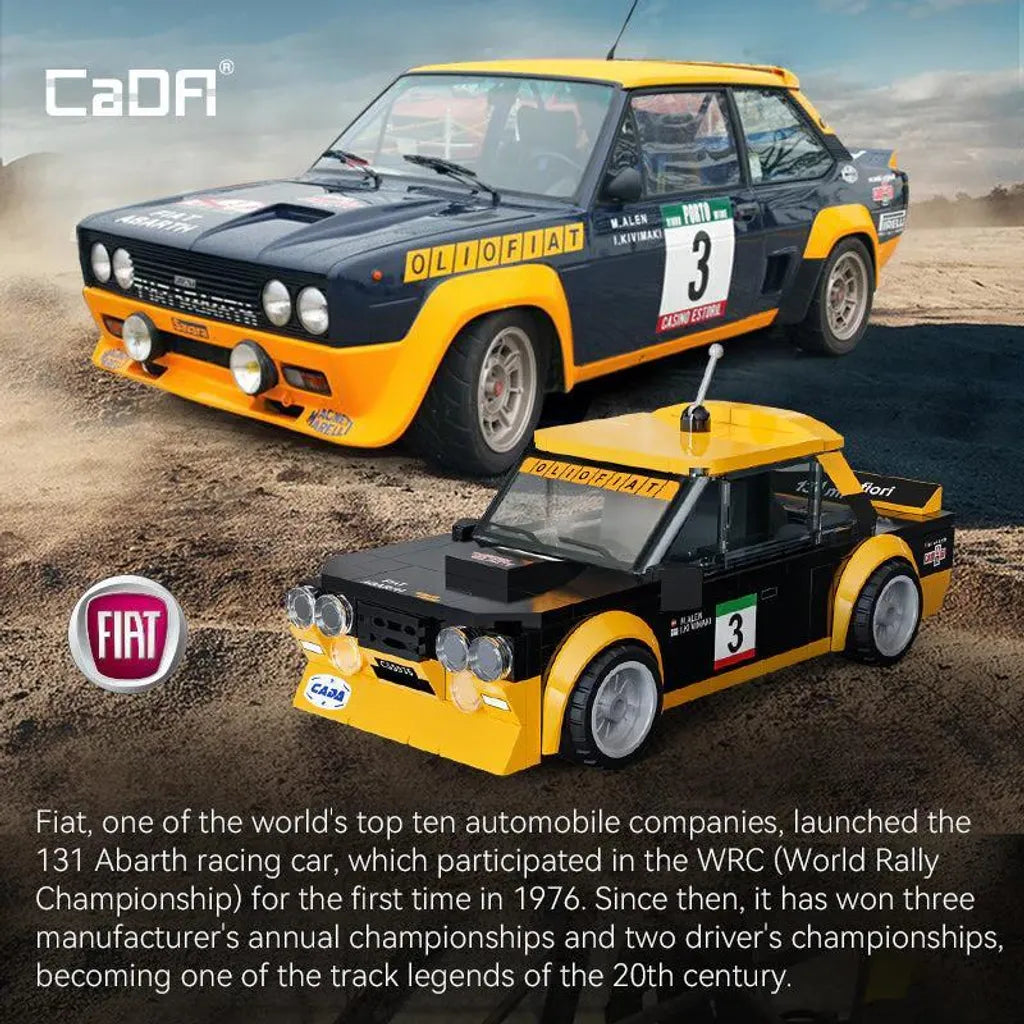 Cada Fiat 131 Abarth 254 Piece Construction Kit