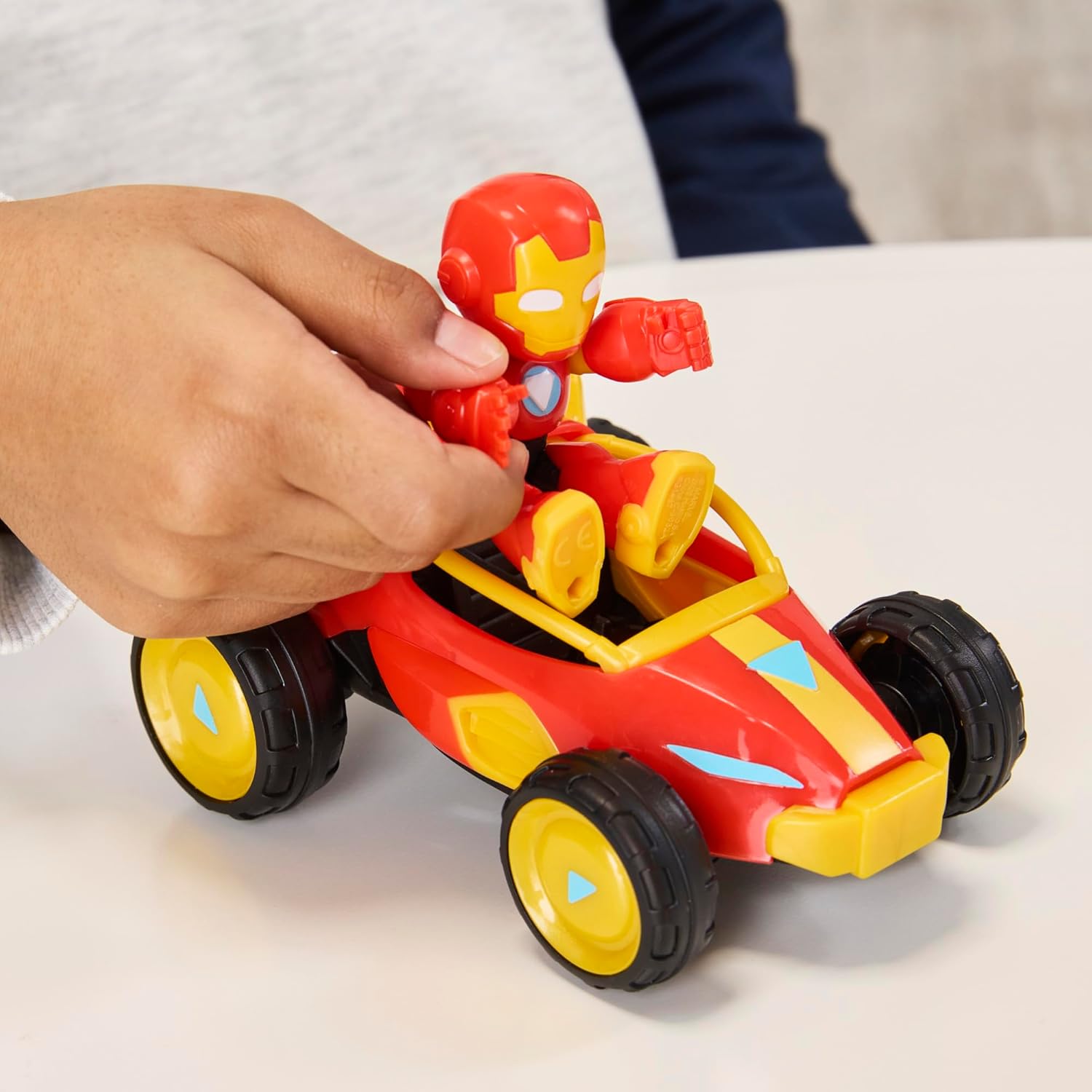 Iron Man and His Awesome Friends Figure & Vehicle Iron Racer Pack