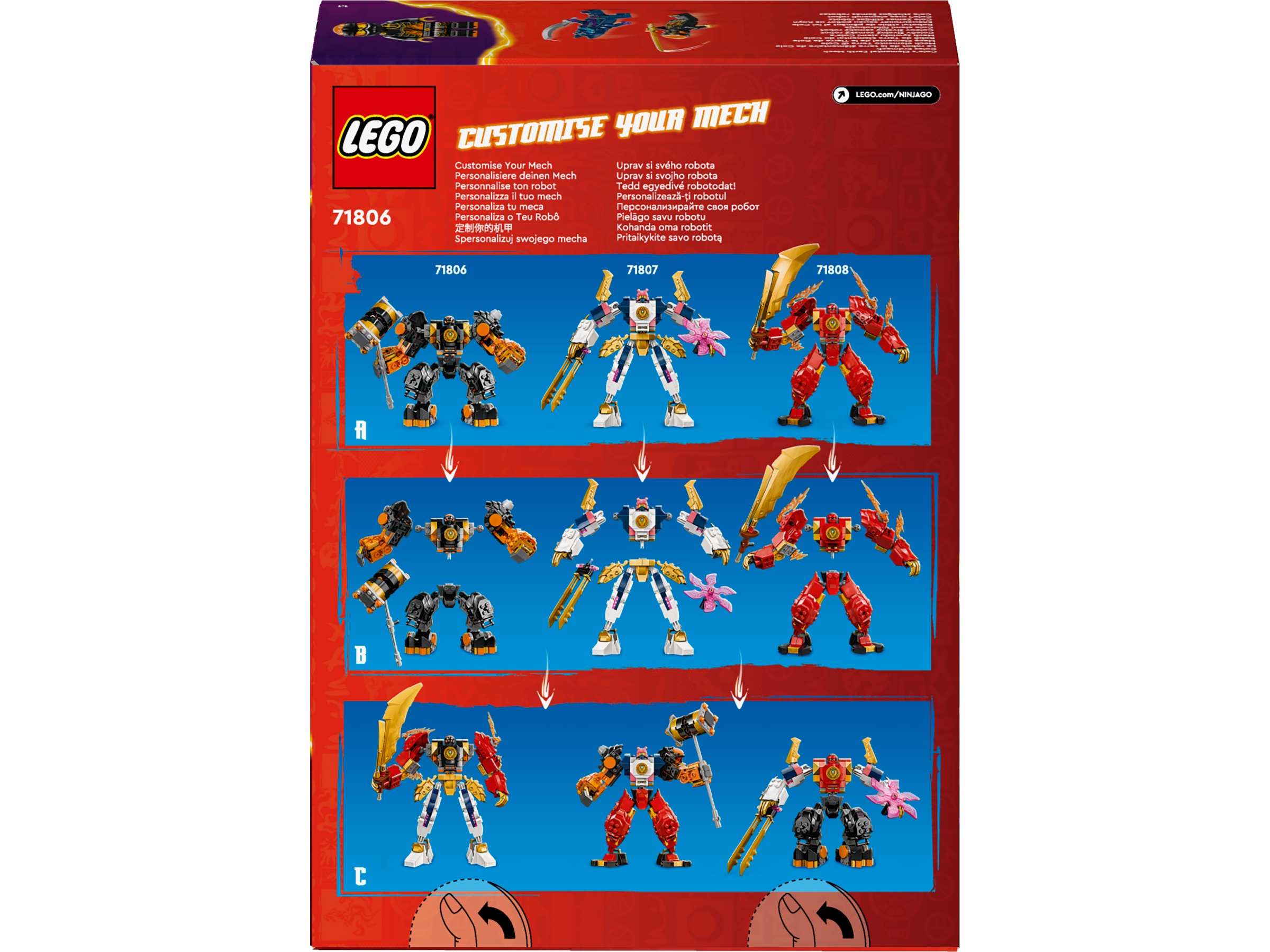 Lego 71806 Coles Elemental Earth Mech
