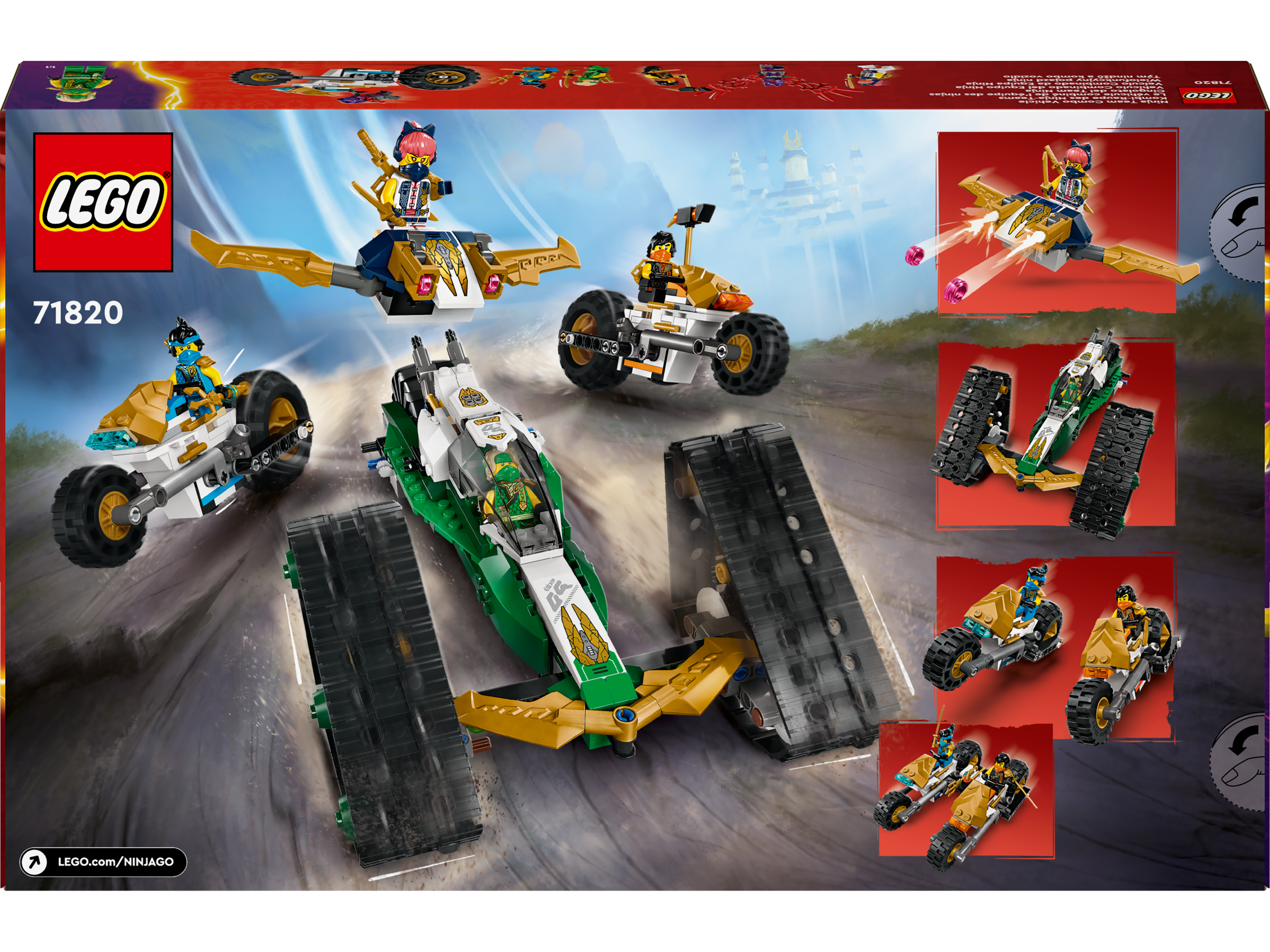 Lego 71820 Ninja Team Combo Vehicle