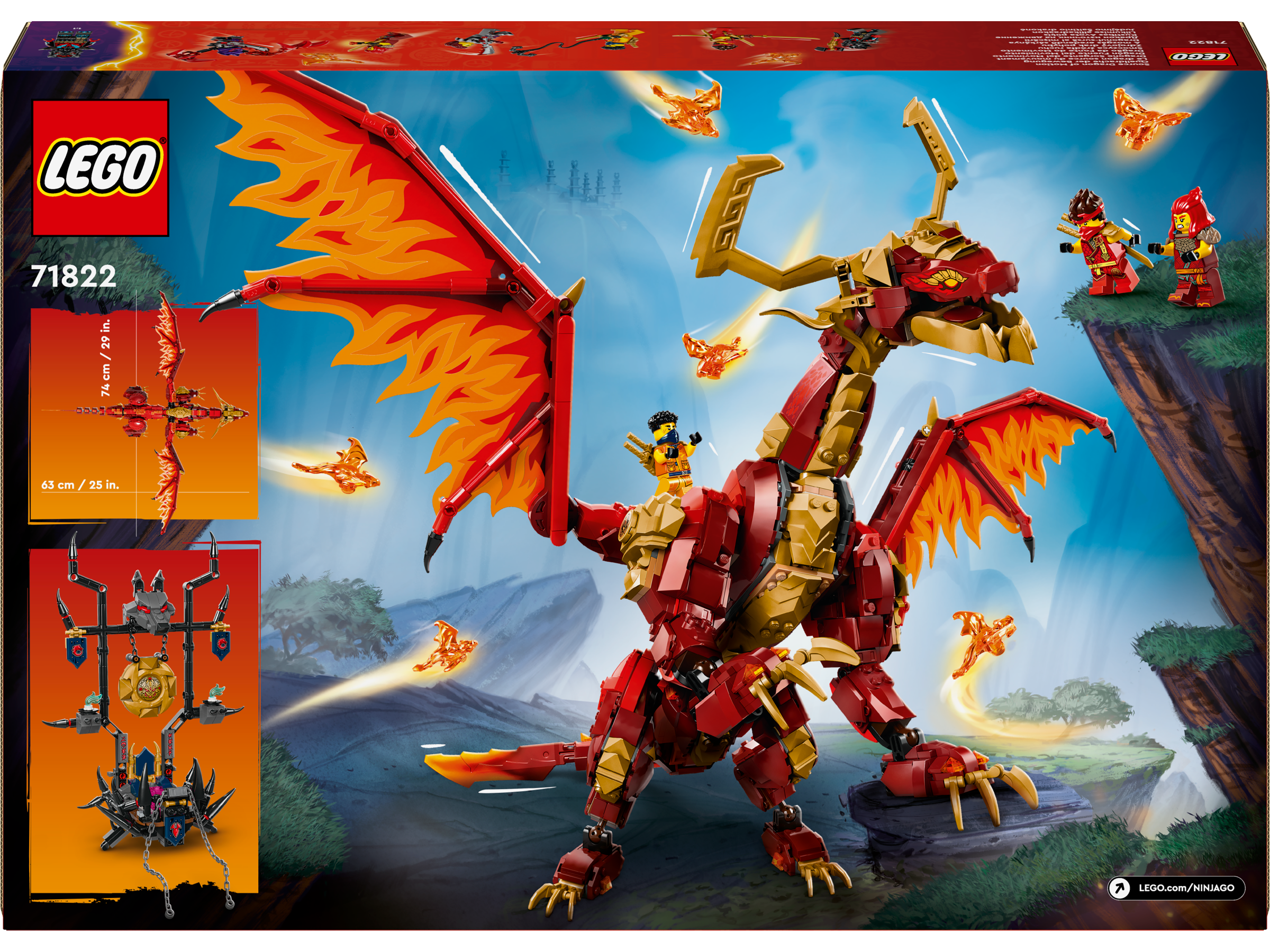 Lego 71822 Source Dragon of Motion