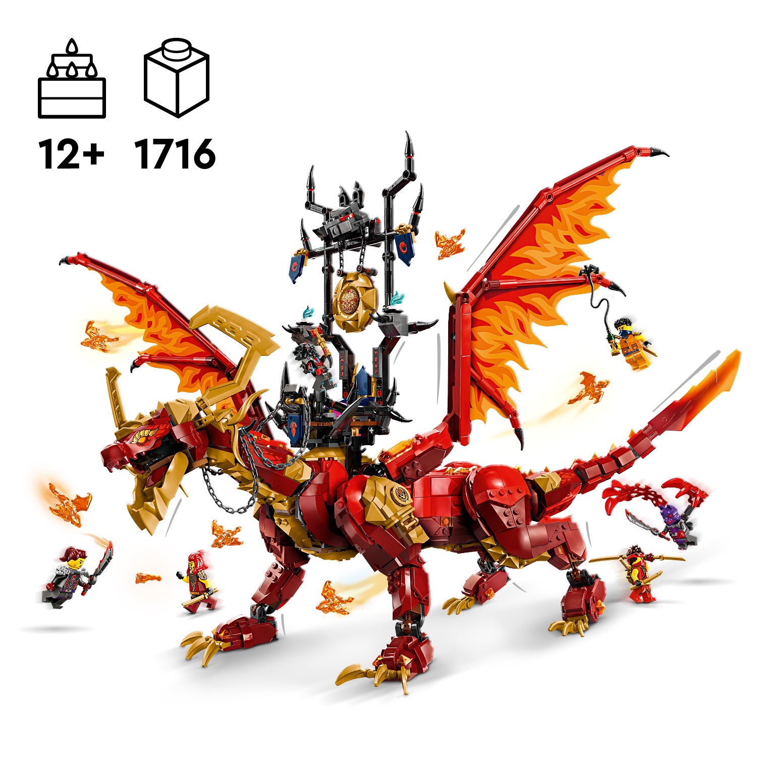 Lego 71822 Source Dragon of Motion