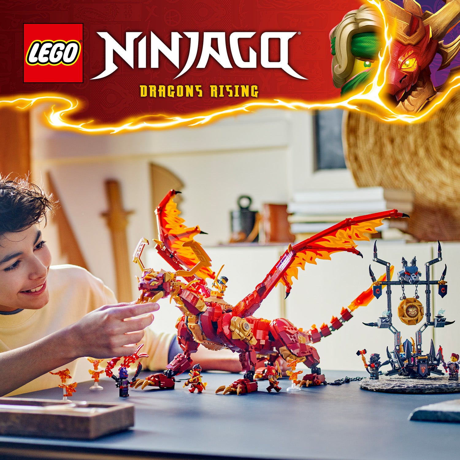 Lego 71822 Source Dragon of Motion