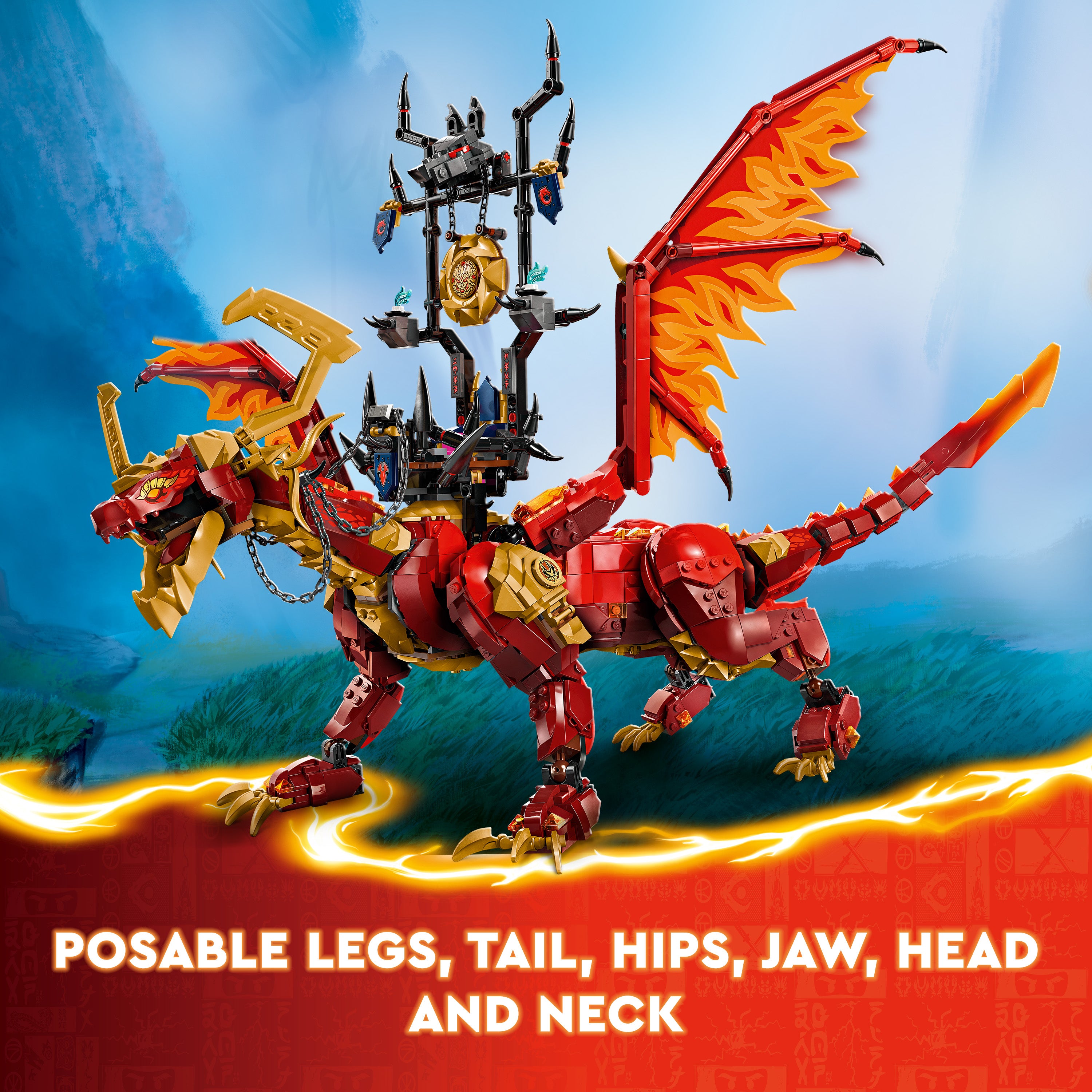 Lego 71822 Source Dragon of Motion