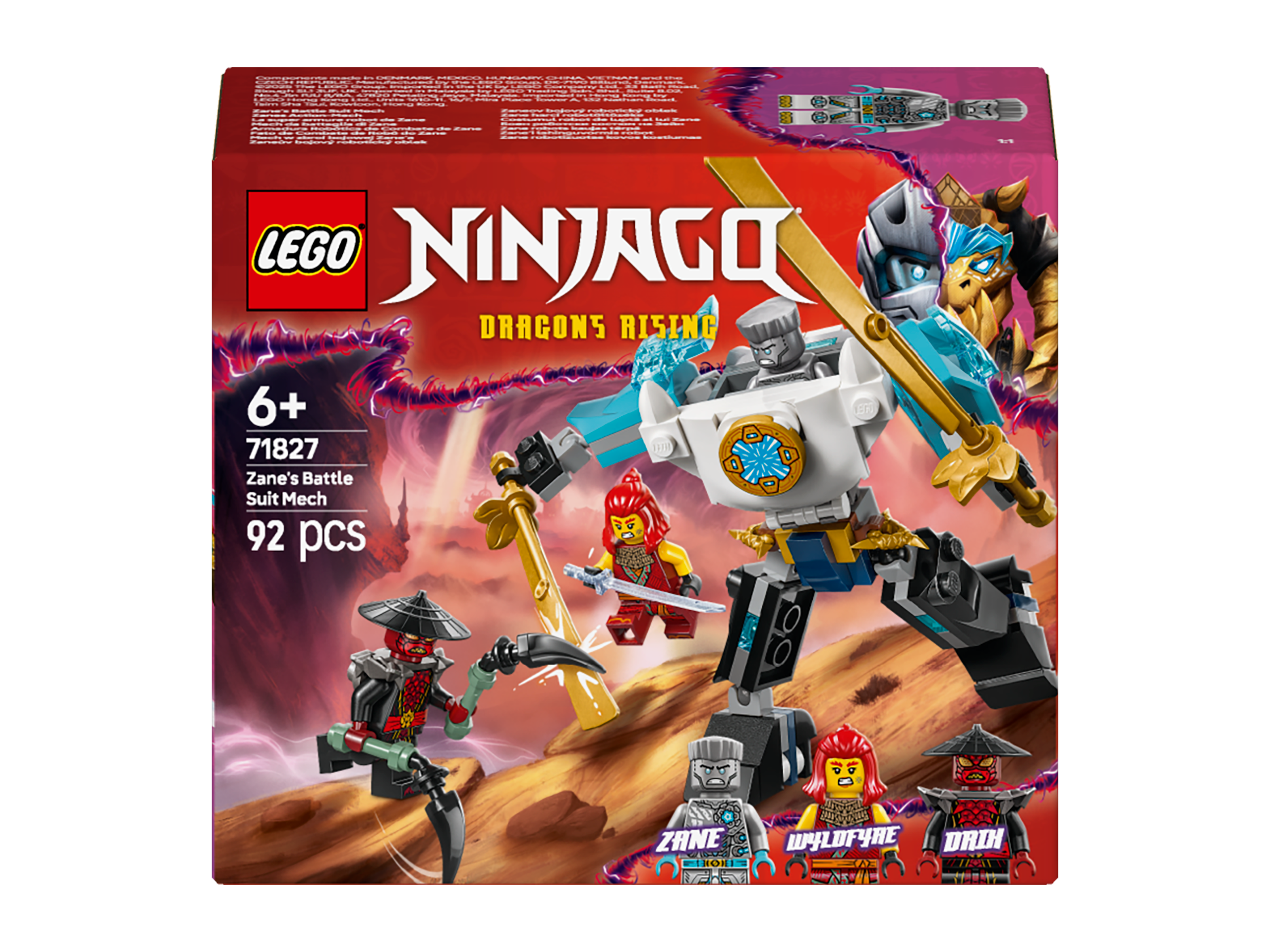 LEGO Ninjago 71827 Zane's Battle Suit Mech