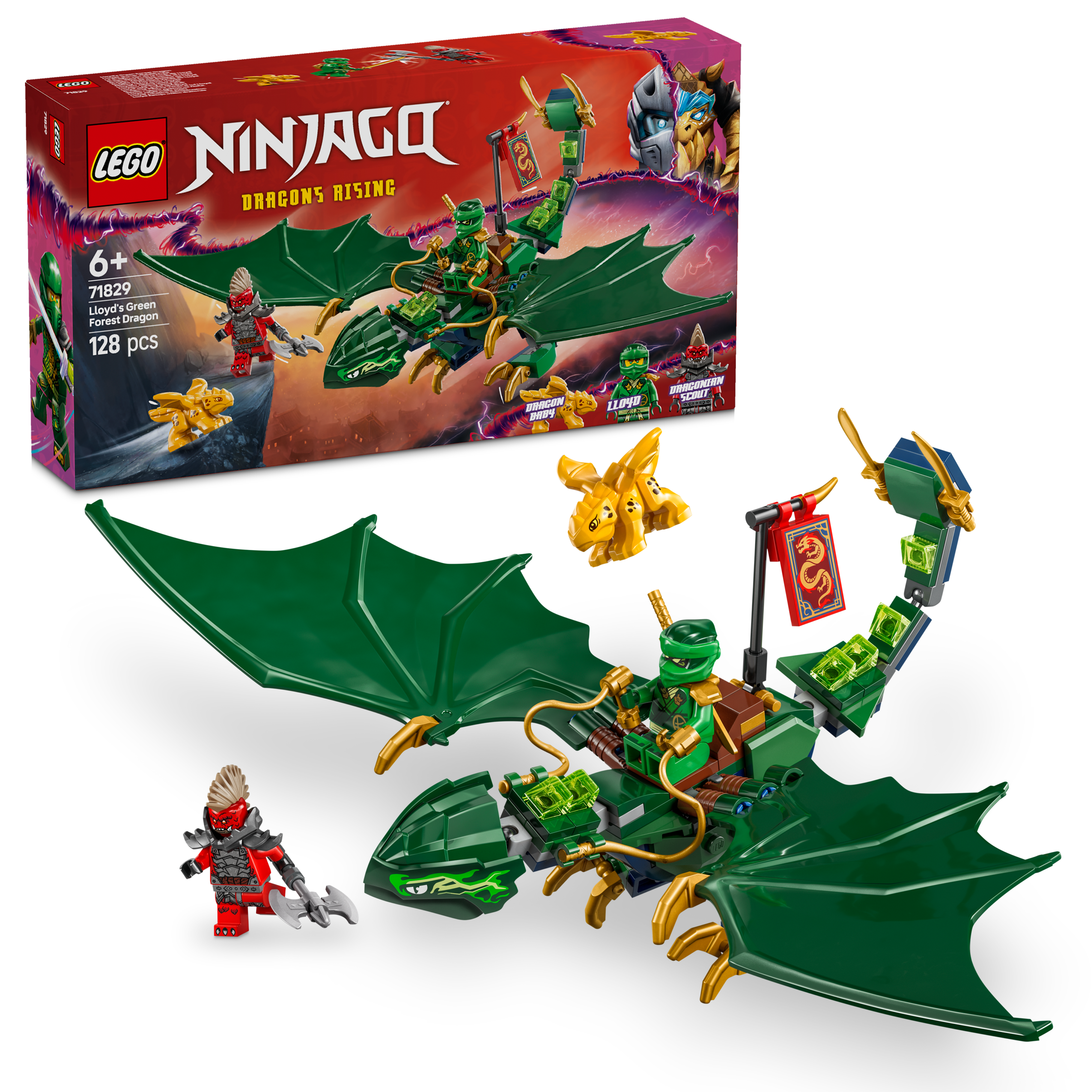 LEGO Ninjago 71829 Lloyd's Green Forest Dragon