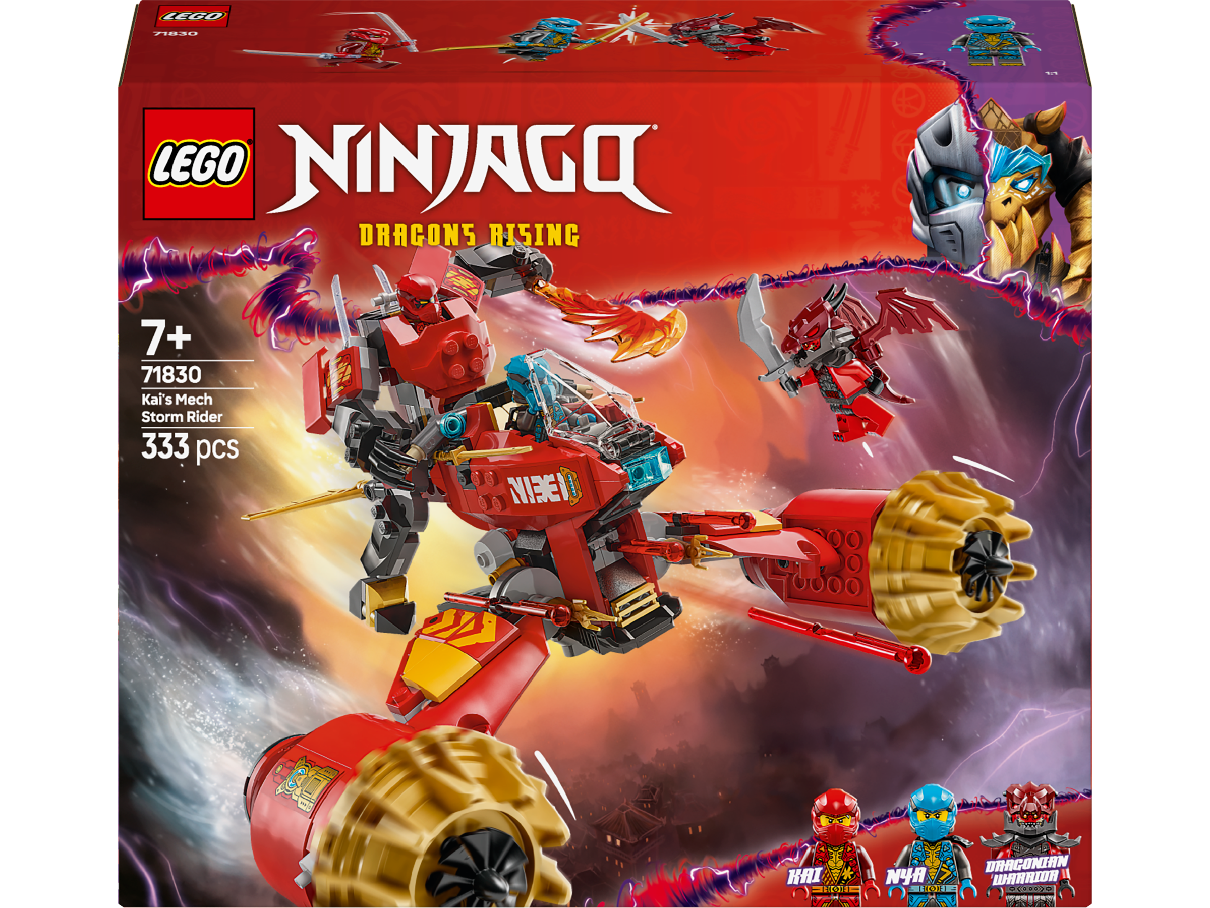 LEGO Ninjago 71830 Kai's Mech Storm Rider