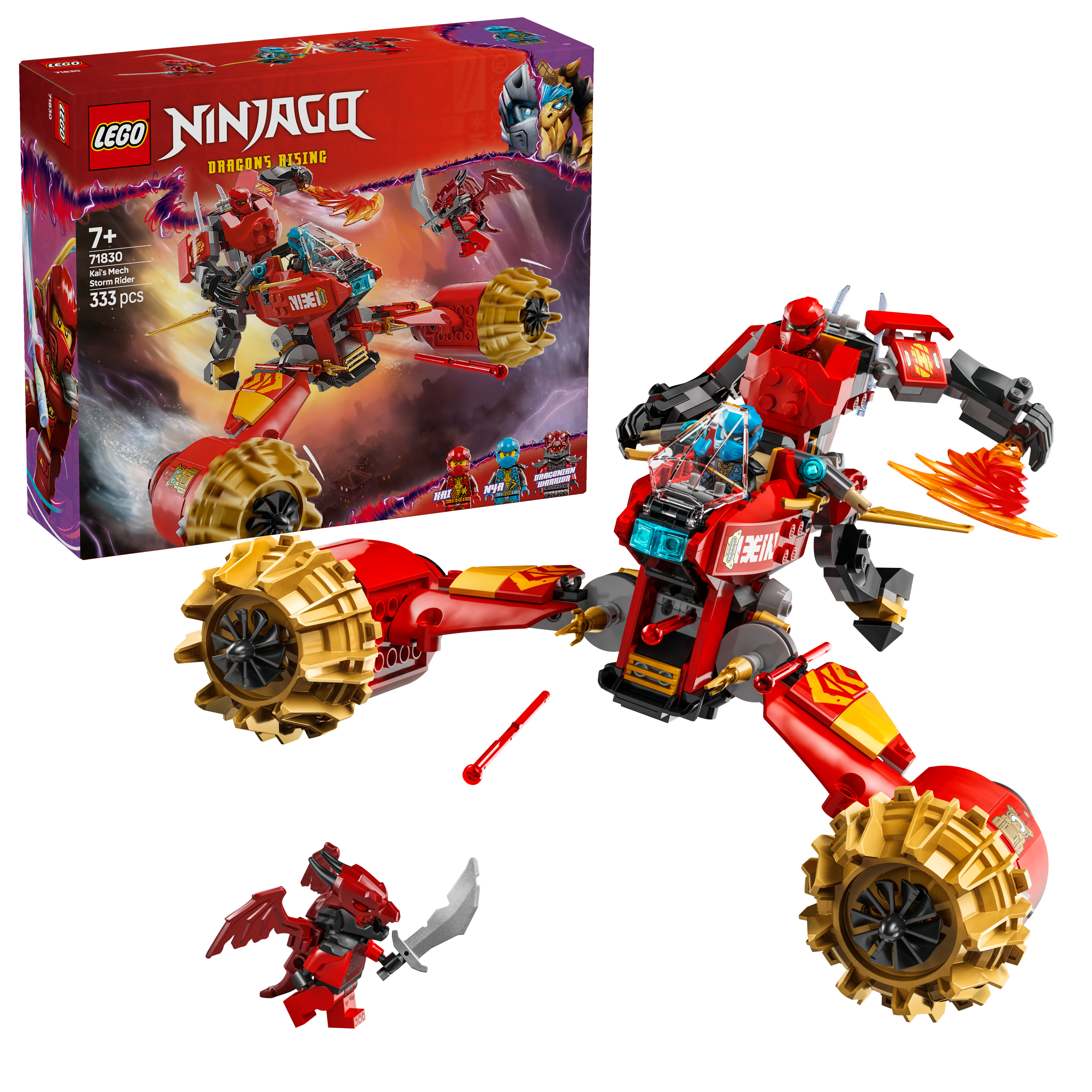 LEGO Ninjago 71830 Kai's Mech Storm Rider