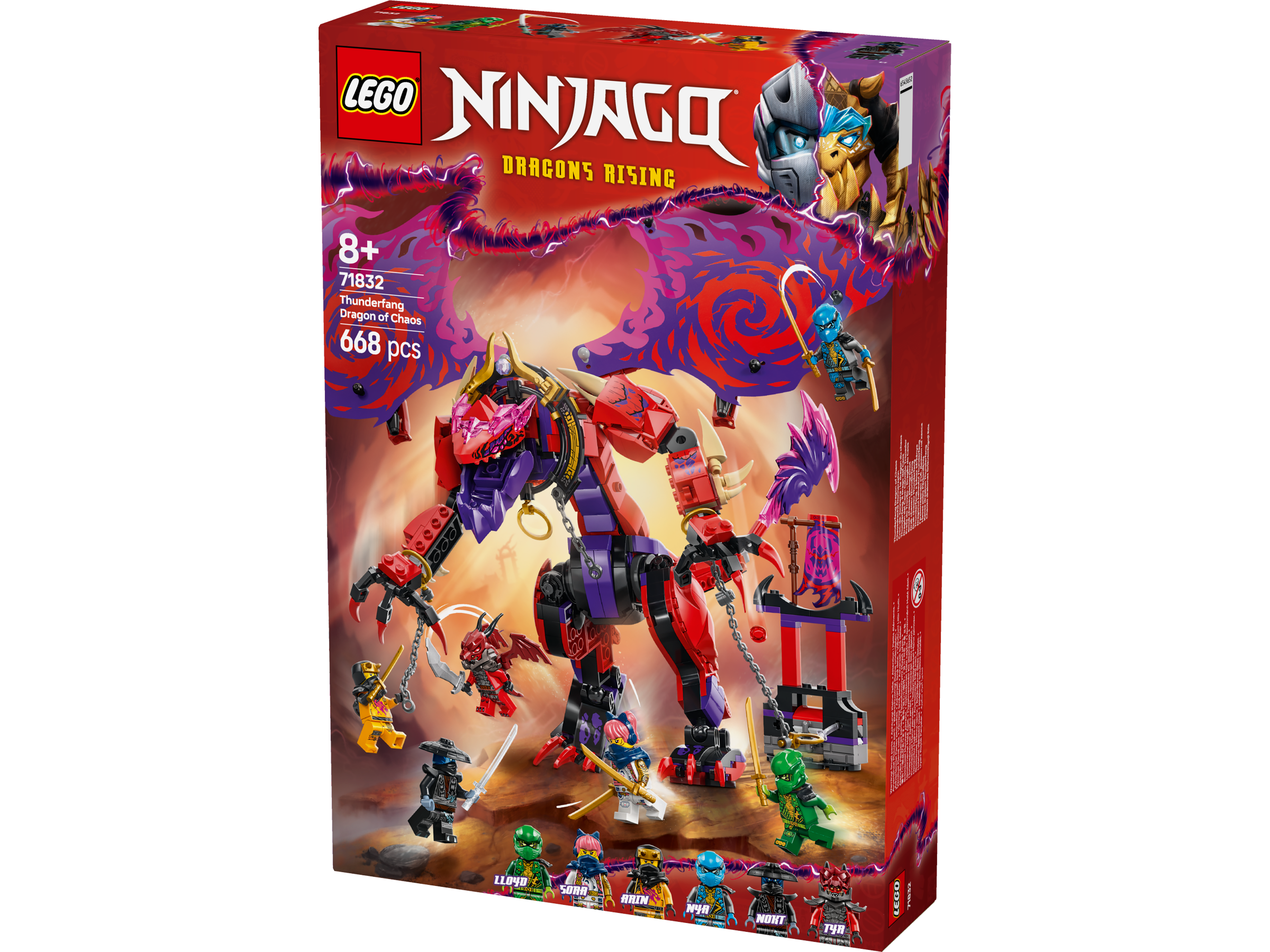 Lego 71832 Thunderfang Dragon of Chaos Ninja Set