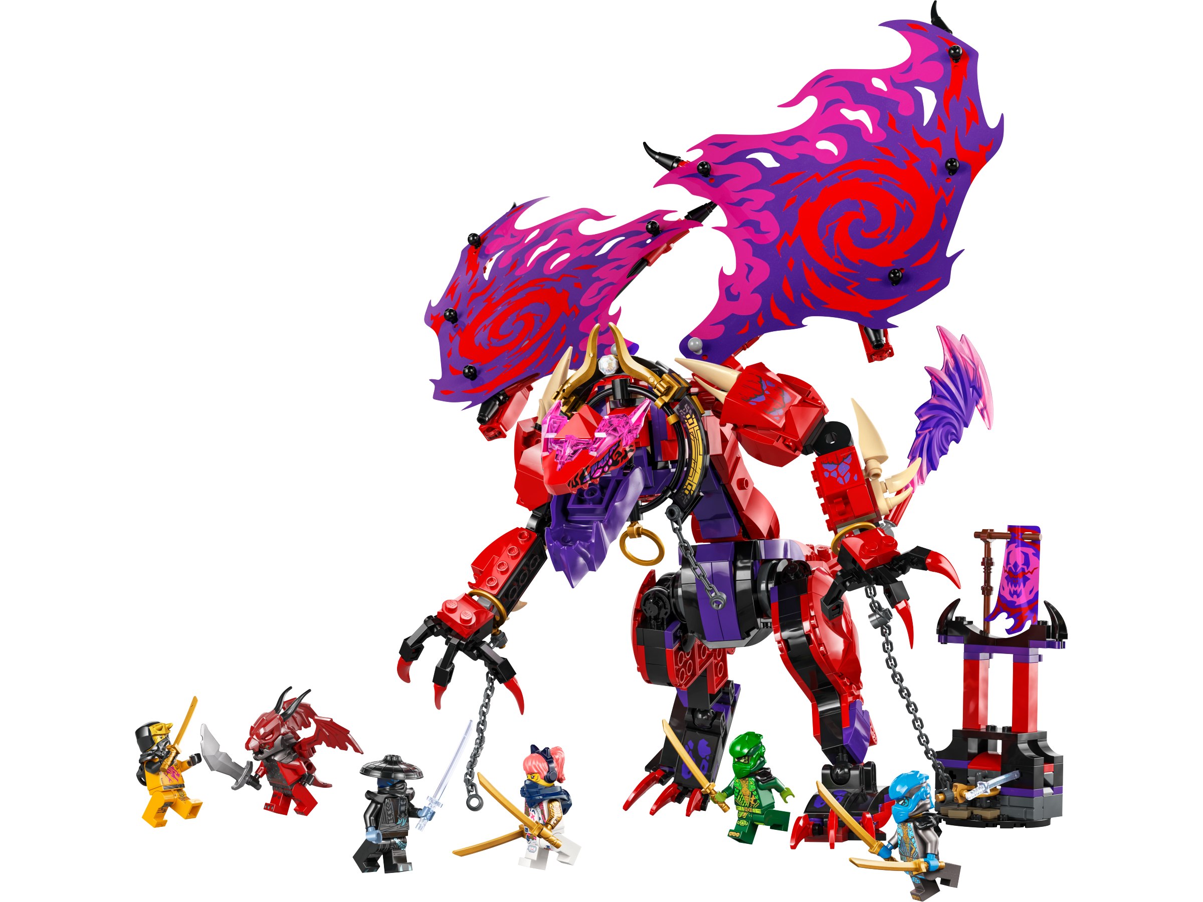Lego 71832 Thunderfang Dragon of Chaos Ninja Set