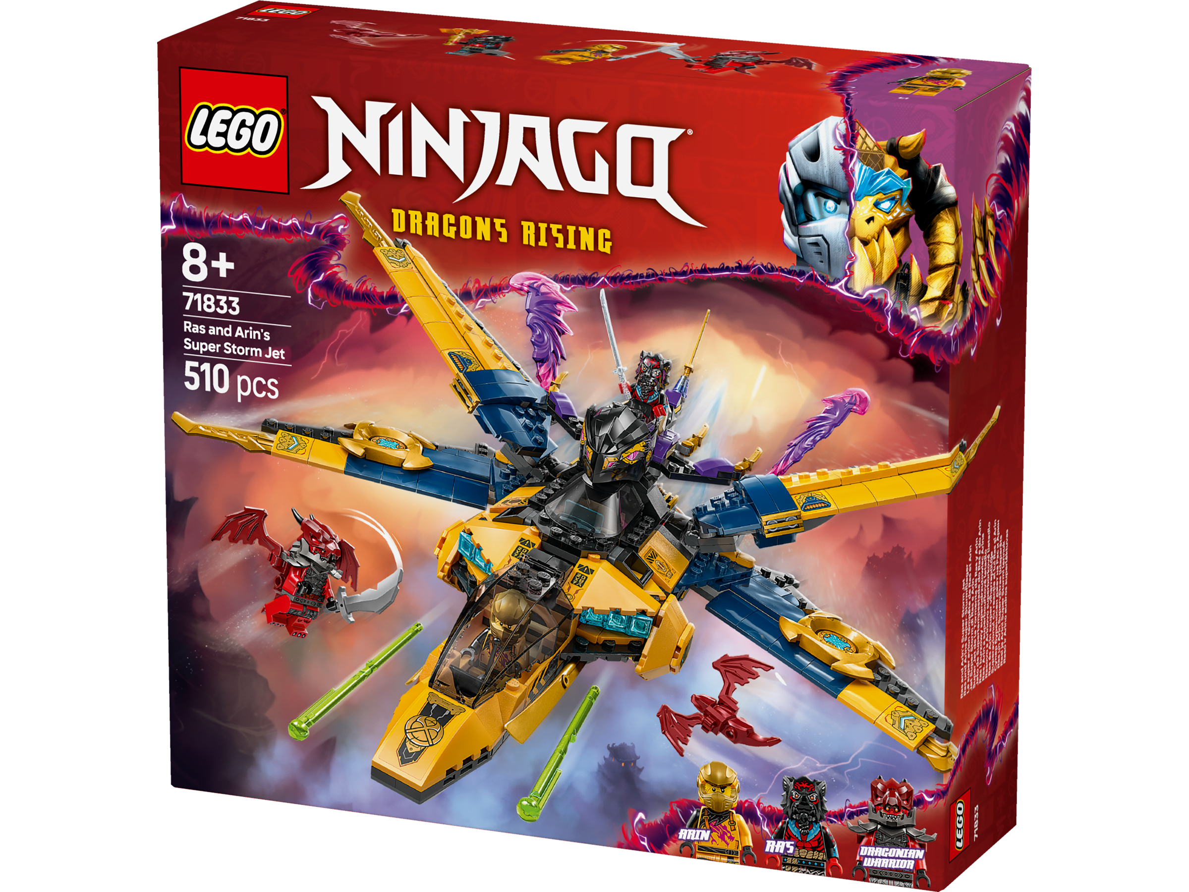 LEGO Ninjago 71833 Ras and Arin's Super Storm Jet