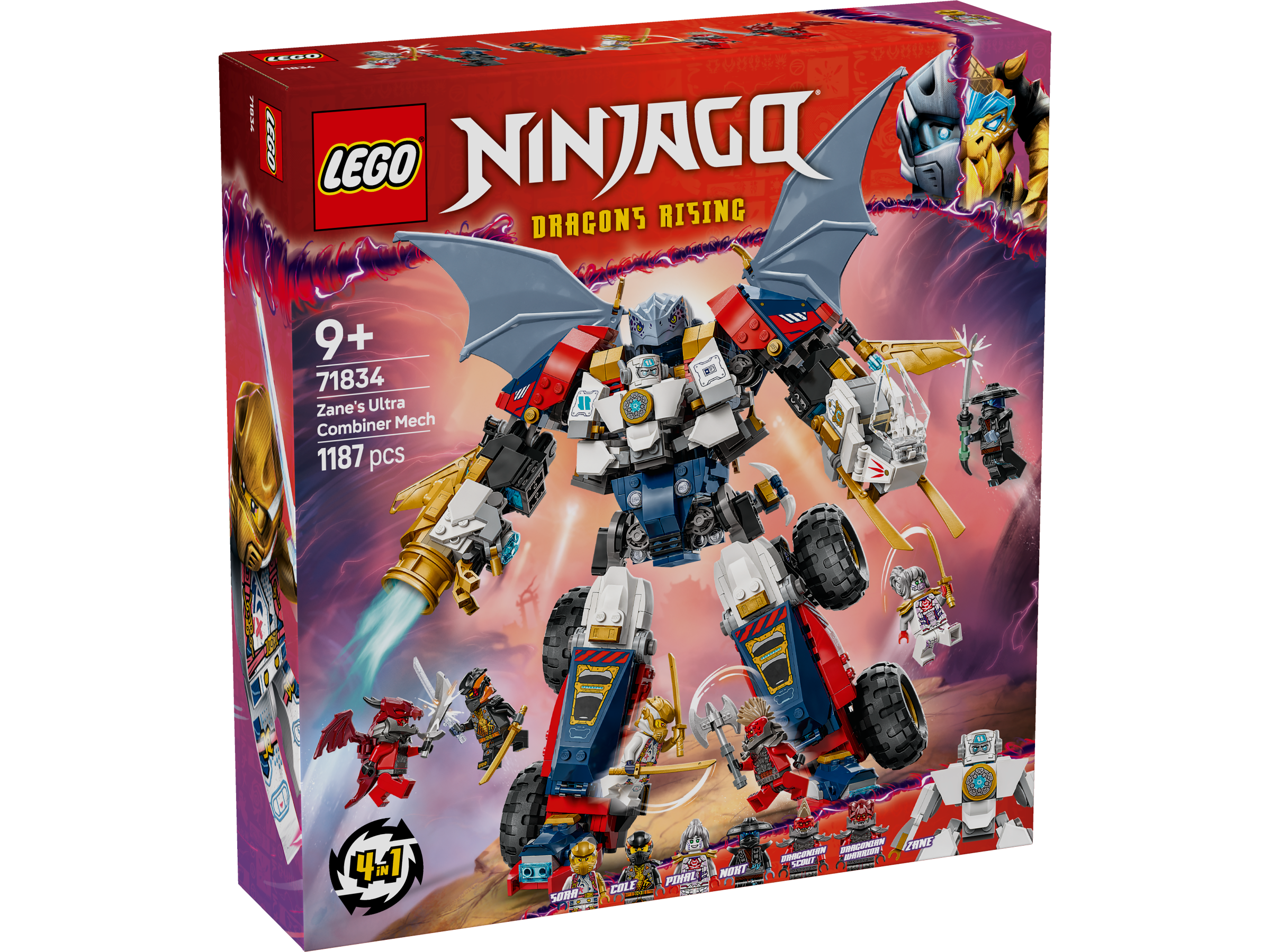 LEGO Ninjago 71834 Zanes Ultra Combiner Mech