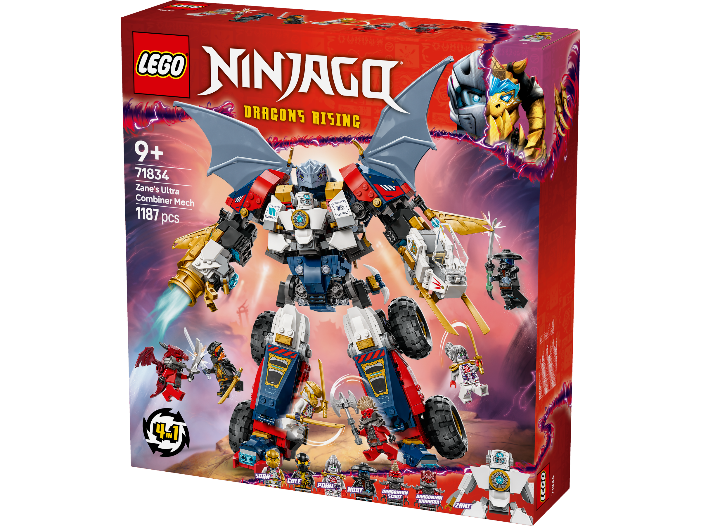 LEGO Ninjago 71834 Zanes Ultra Combiner Mech