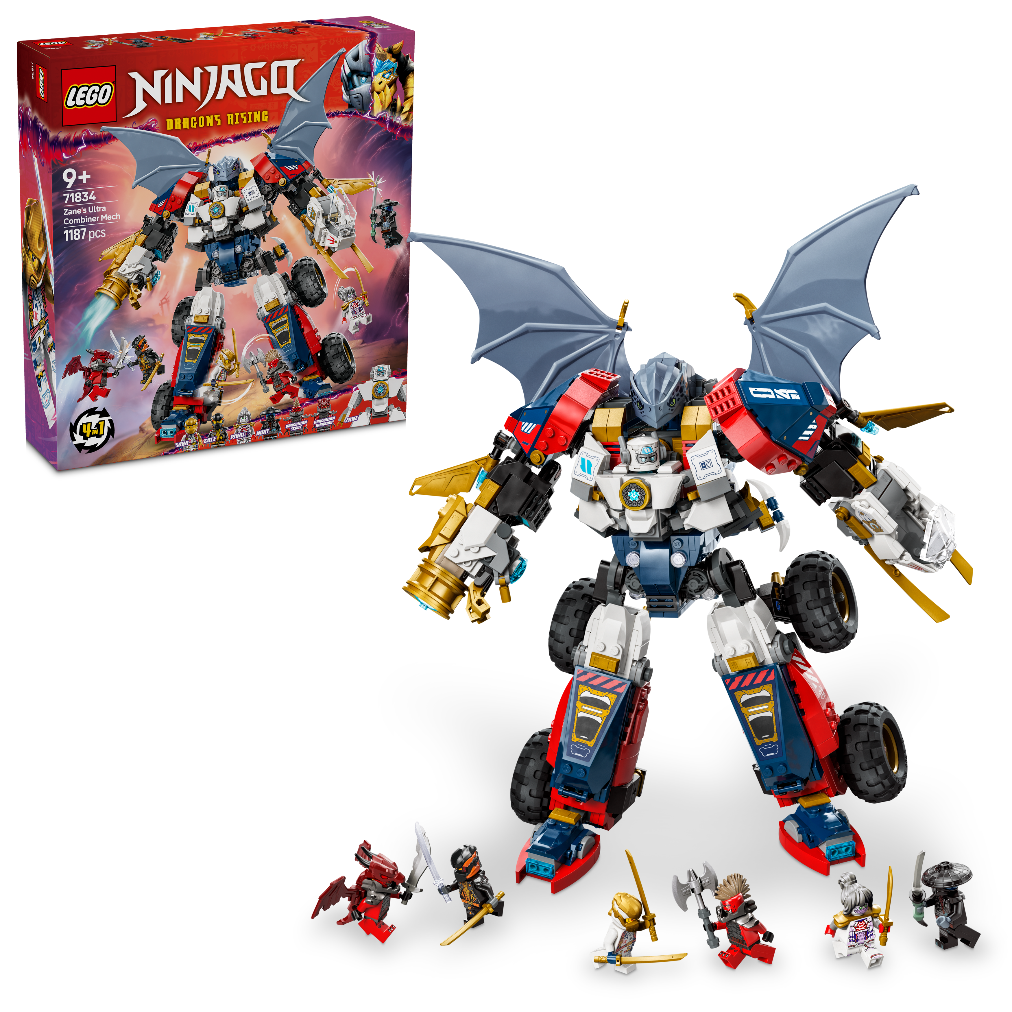 LEGO Ninjago 71834 Zanes Ultra Combiner Mech