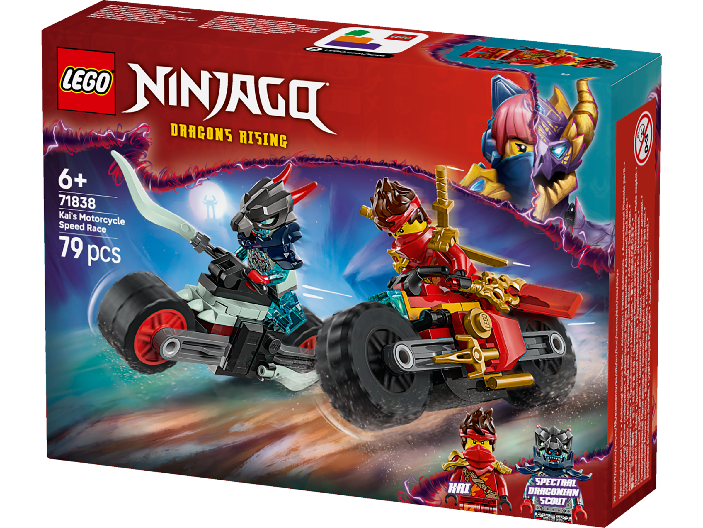 Lego 71838 Kais Motorcycle Speed Race