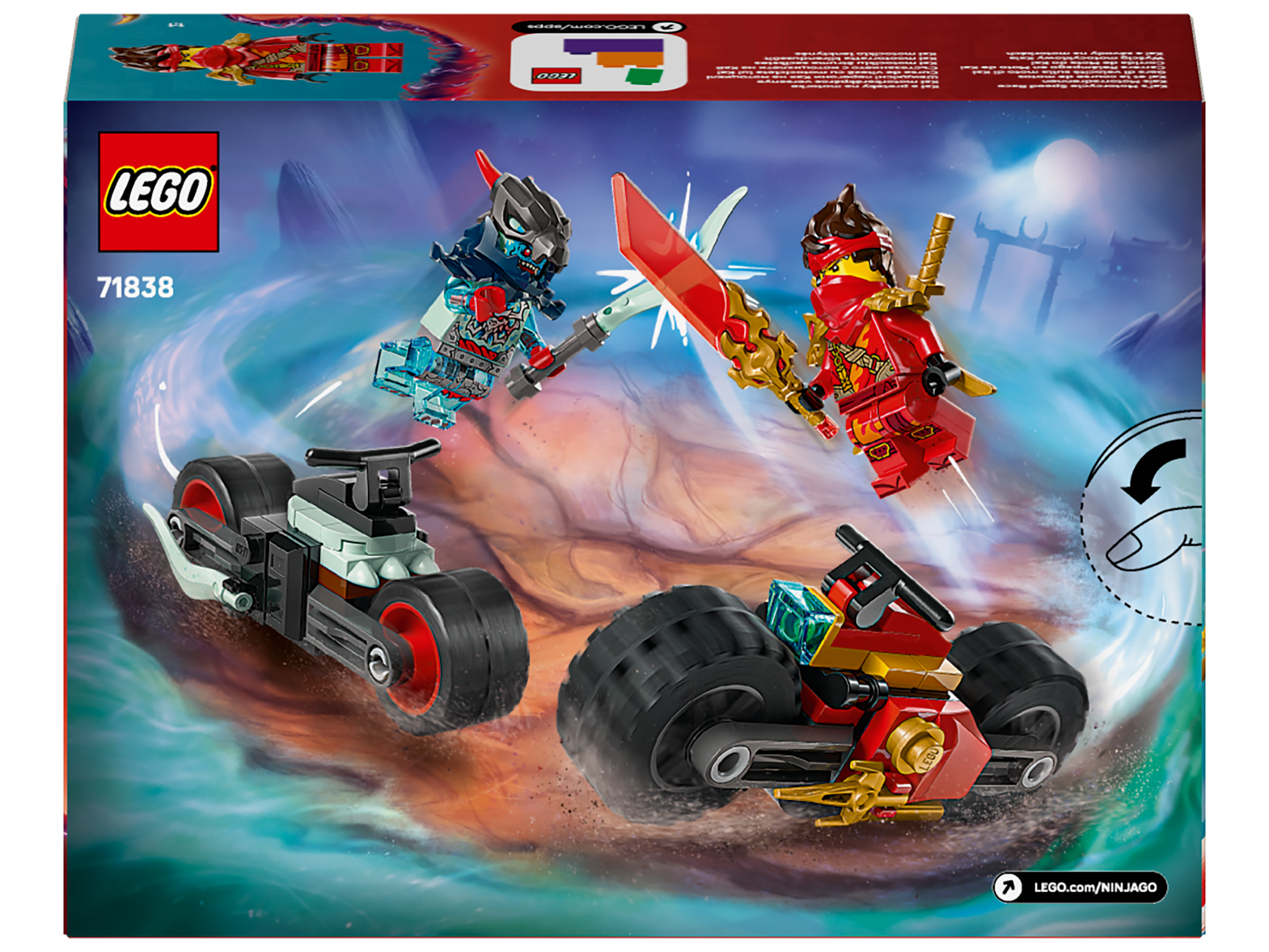 Lego 71838 Kais Motorcycle Speed Race