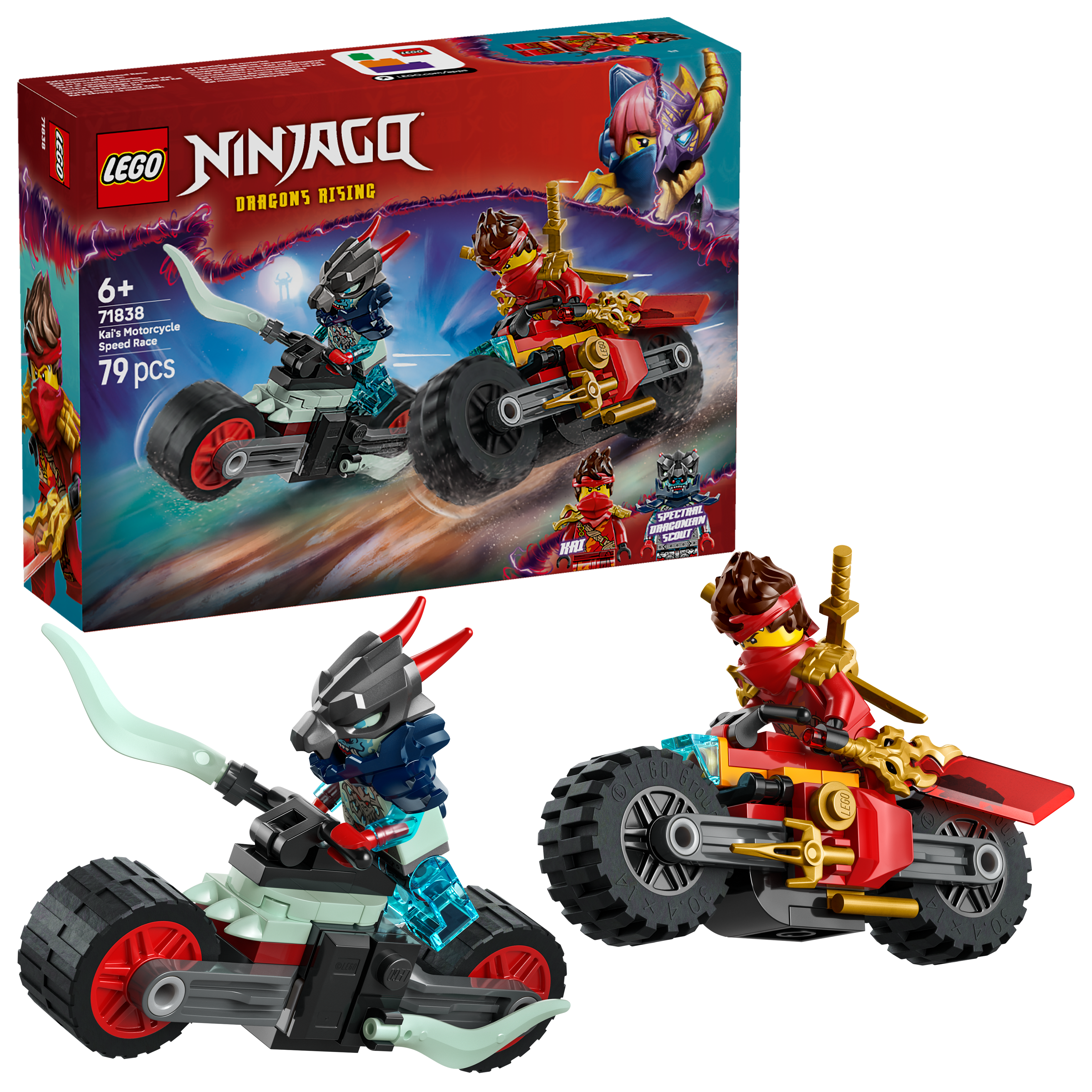 Lego 71838 Kais Motorcycle Speed Race