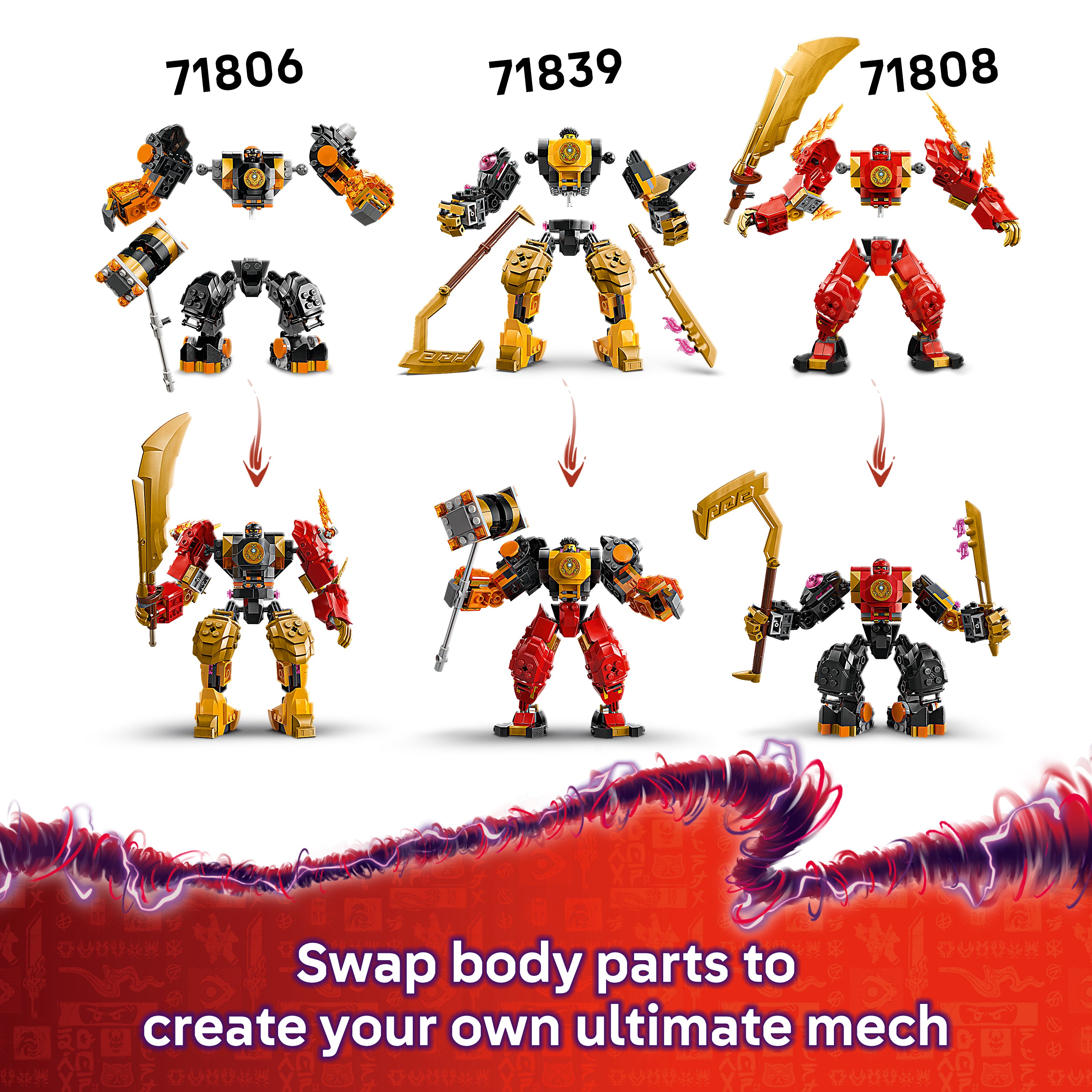 Lego 71839 Arins Spinjitzu Battle Mech