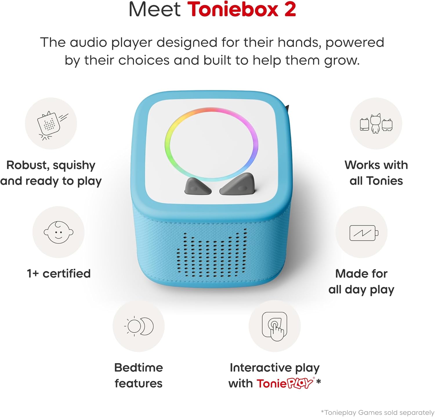 Tonies Toniebox 2 Sky Blue Starter Set