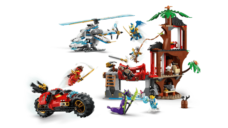 Lego 71857 Ninja Vehicle Tree House Battle