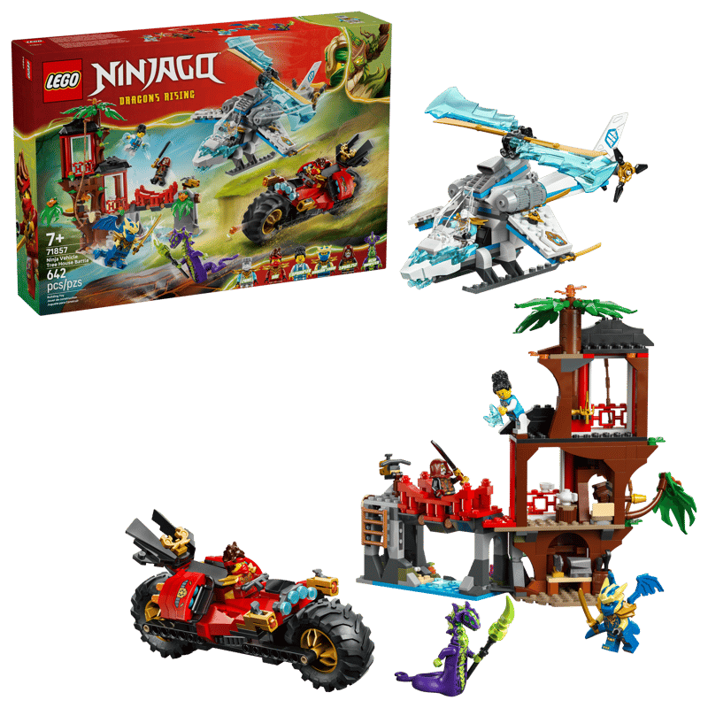 Lego 71857 Ninja Vehicle Tree House Battle