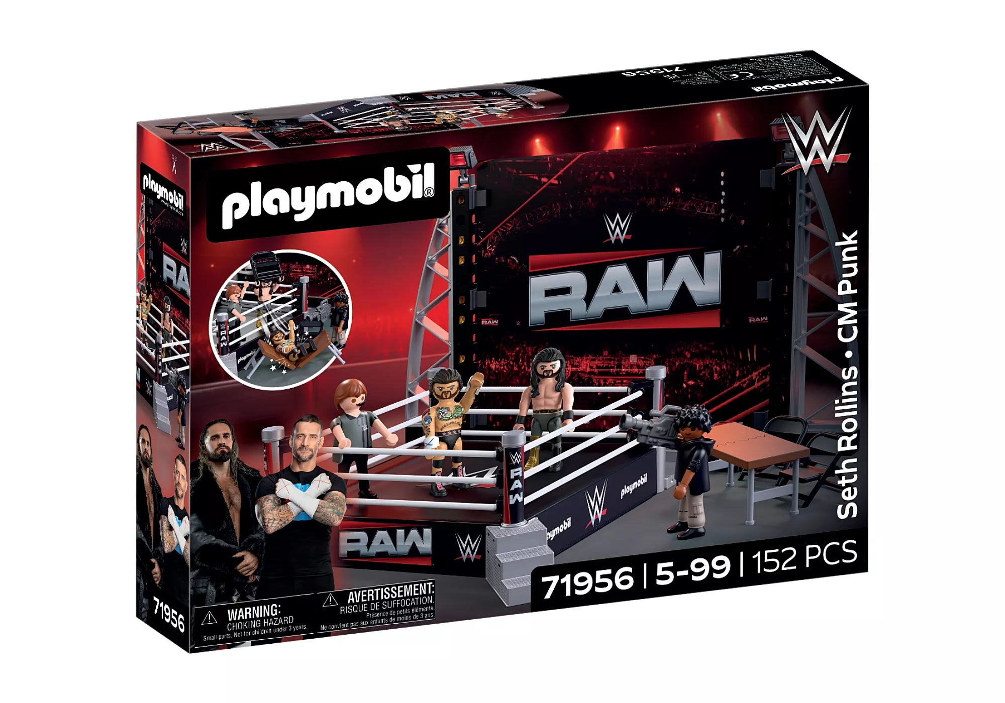 Playmobil WWE RAW Ring Collectors Set