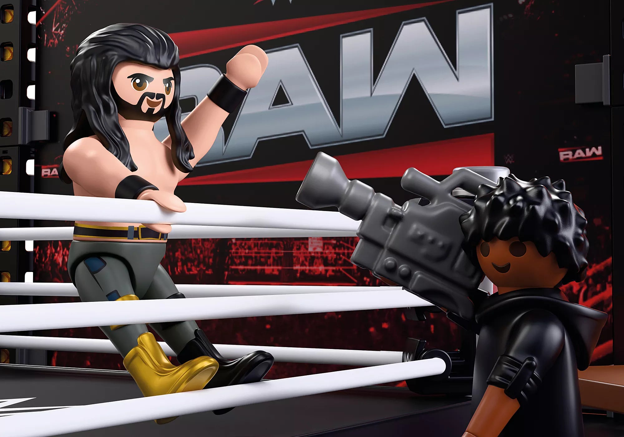 Playmobil WWE RAW Ring Collectors Set