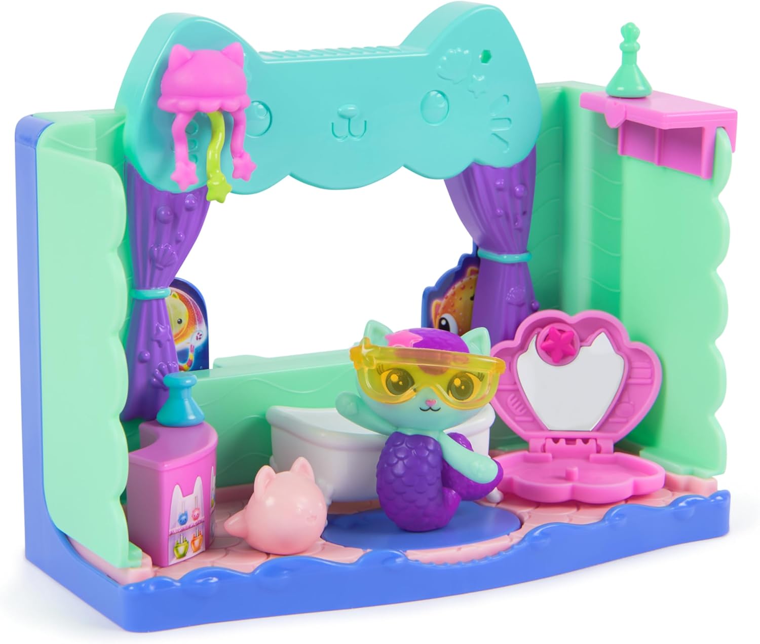 Gabby's Dollhouse: The Movie, MerCat's Spa-wesome Bathroom