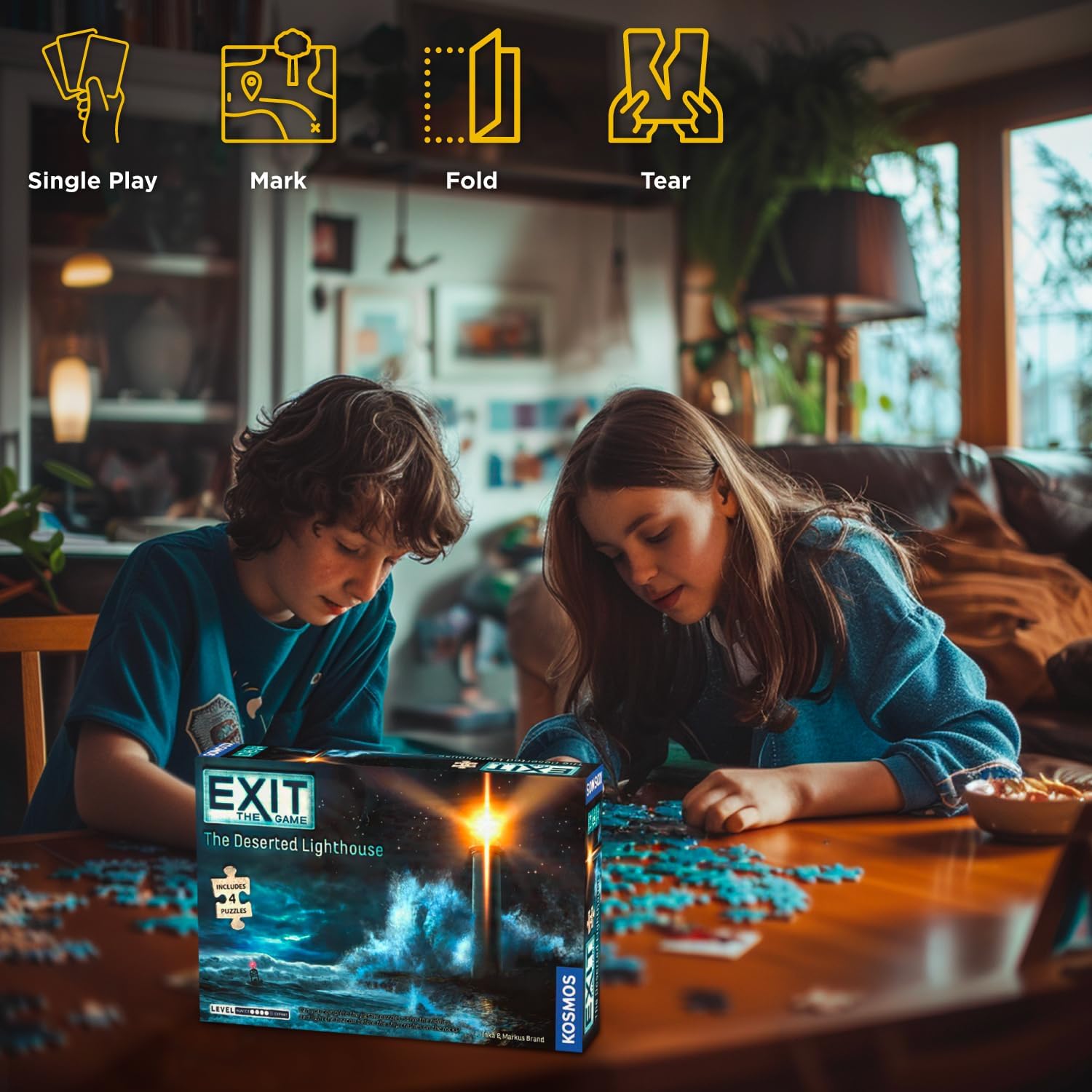 EXIT: The Deserted Lighthouse (with Jigsaw Puzzle)