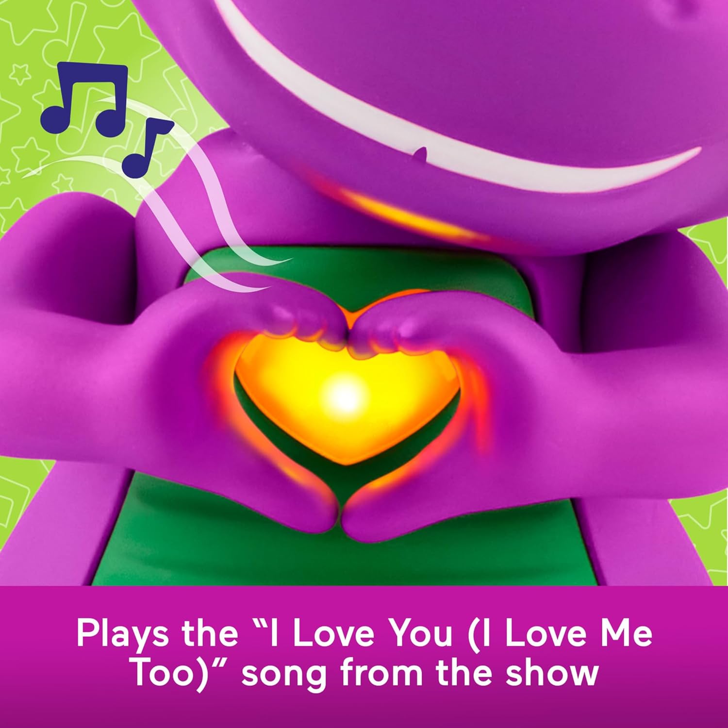Fisher-Price Barney's World Heart Hands Barney