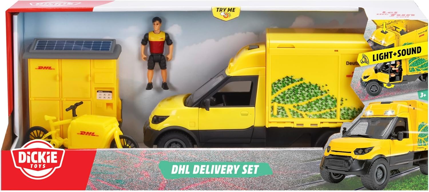 Dickie DHL Delivery Set with Light & Sound