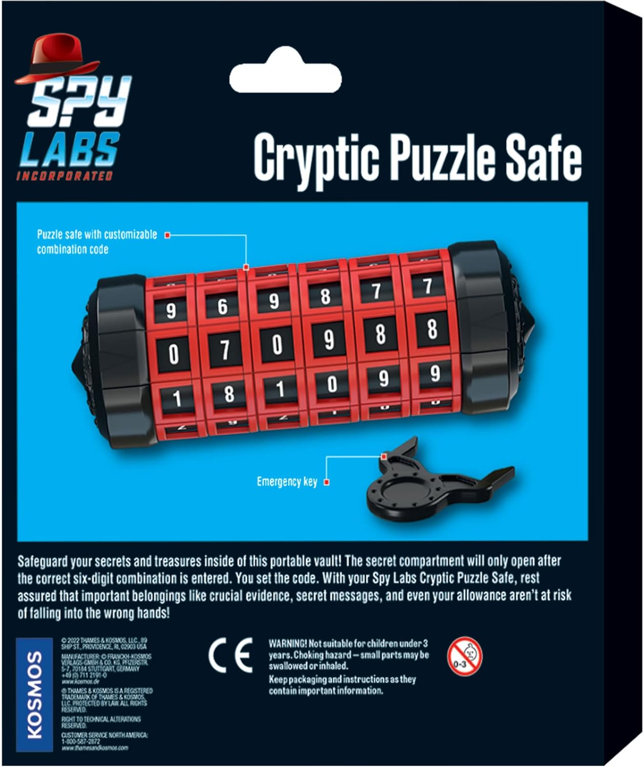 Spy Labs Cryptic Puzzle Safe