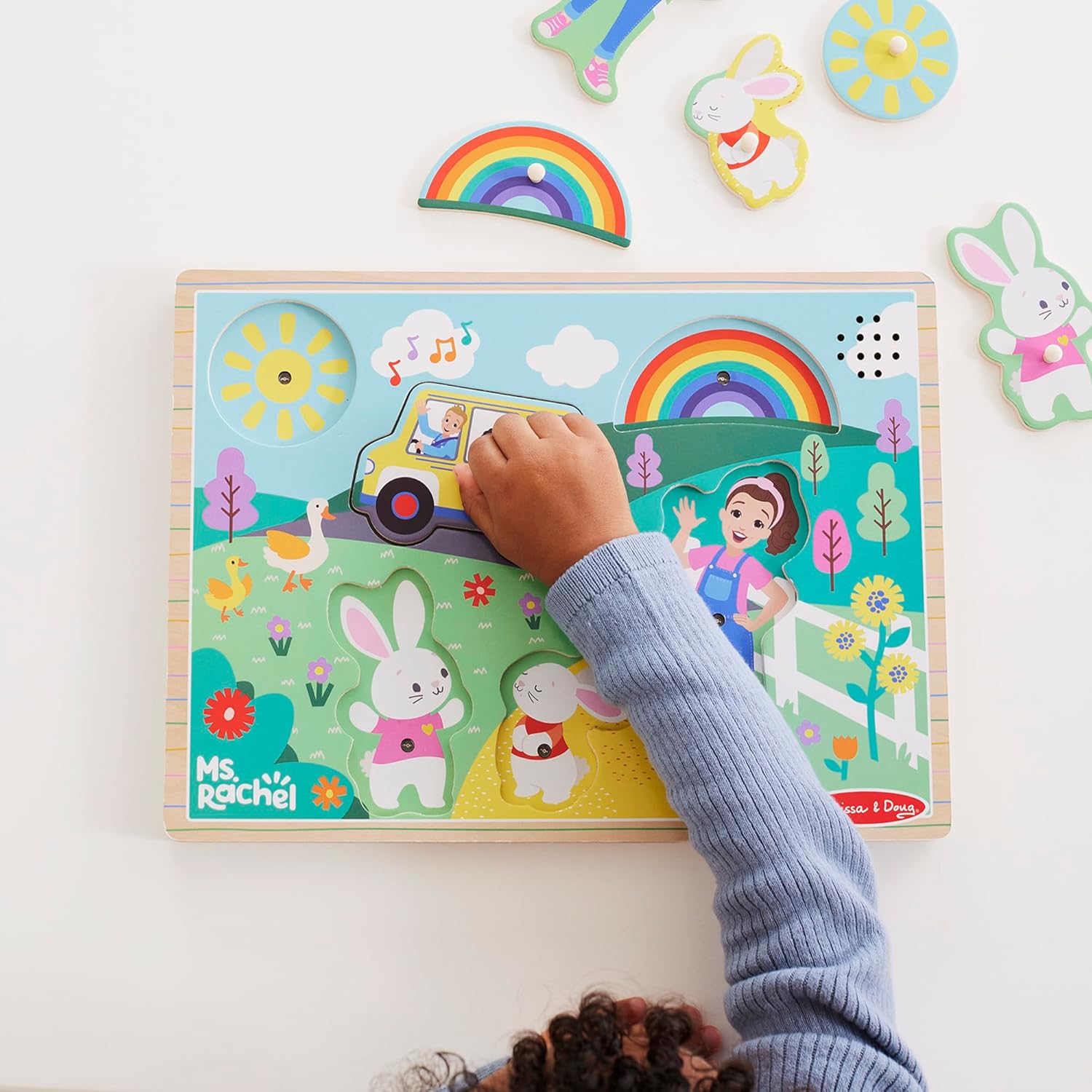 Ms. Rachel Wooden song Puzzle