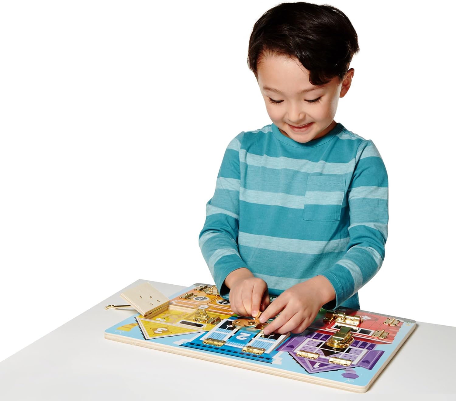 Melissa & Doug Wooden Latches Board Game