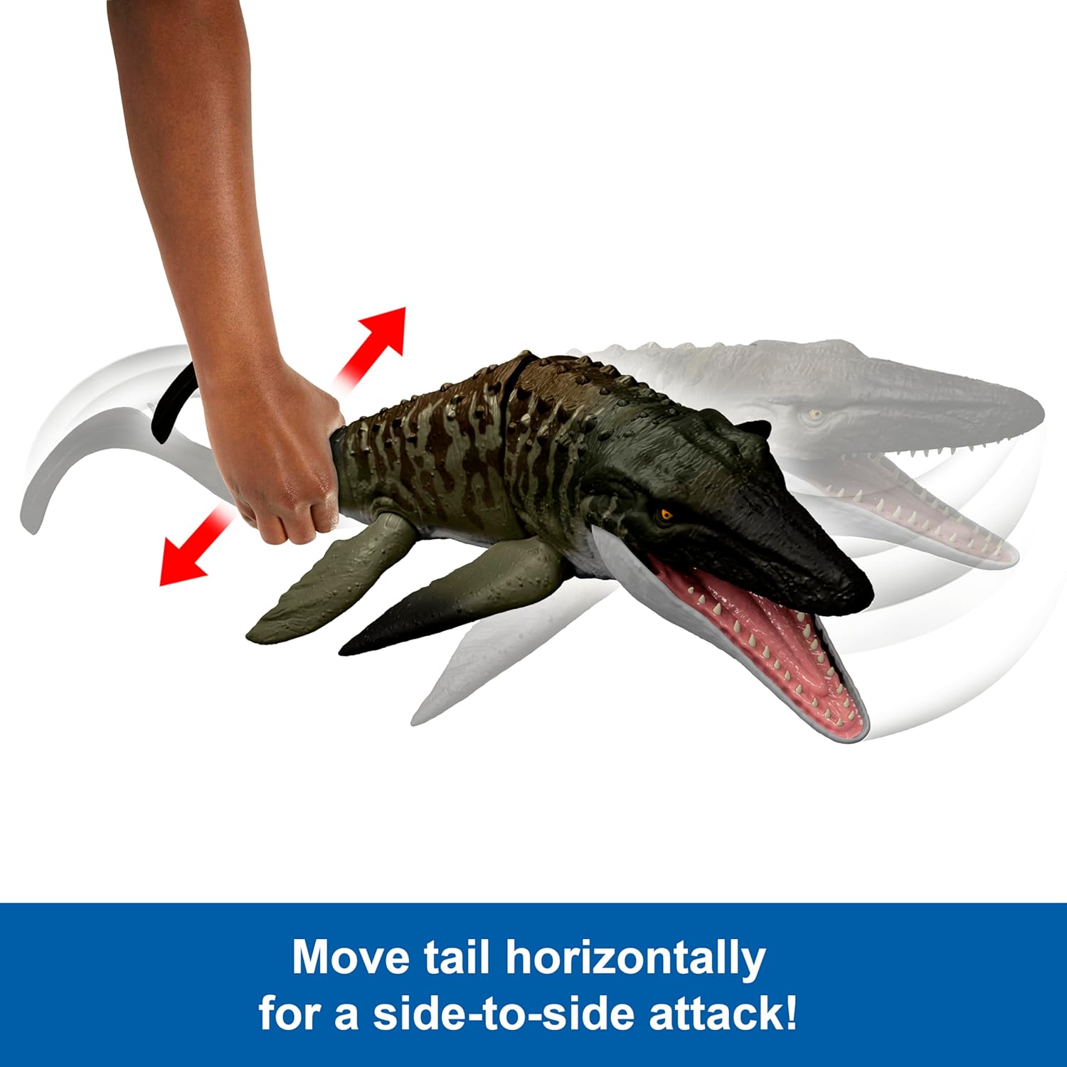 Jurassic World Rebirth - Bite 'N Blast Mosasaurus Dinosaur Action Figure