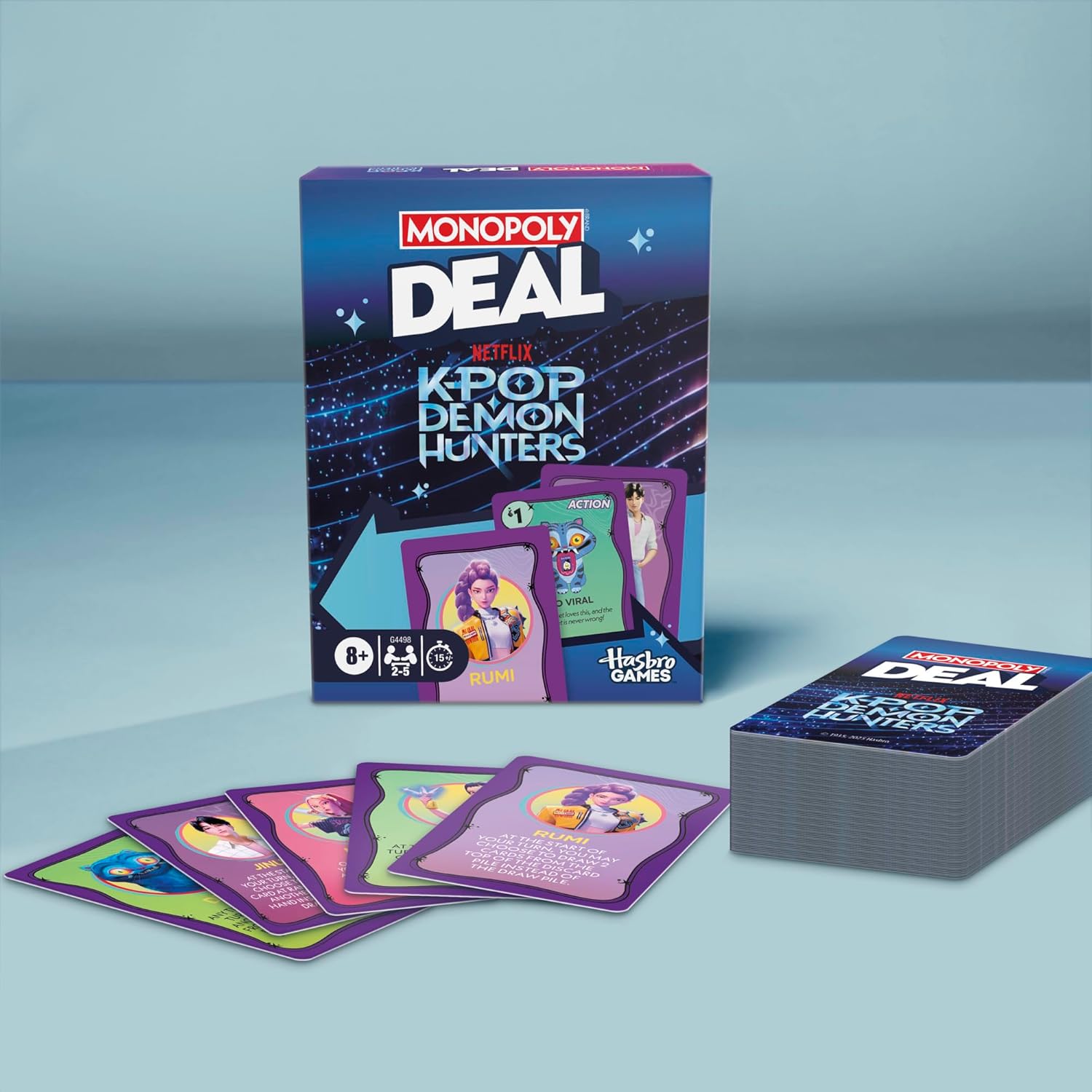 Monopoly Deal K-Pop Demon Hunters Card Game