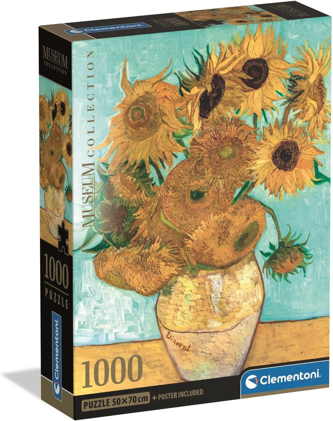 Clementoni Museum Vincent Van Gogh Sunflowers 1000 Piece Jigsaw Puzzle