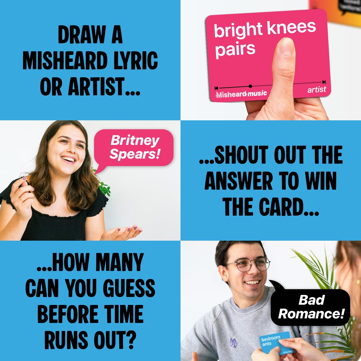 Misheard Music Party Game