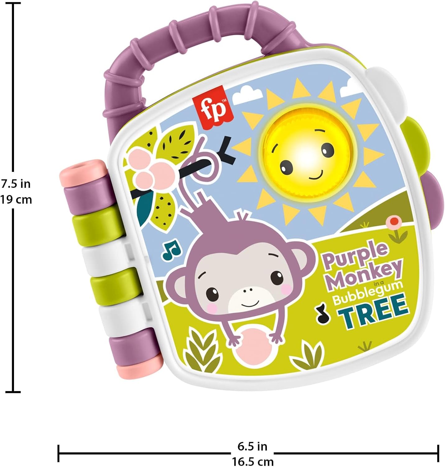 Fisher-Price Baby Purple Monkey Musical Storybook