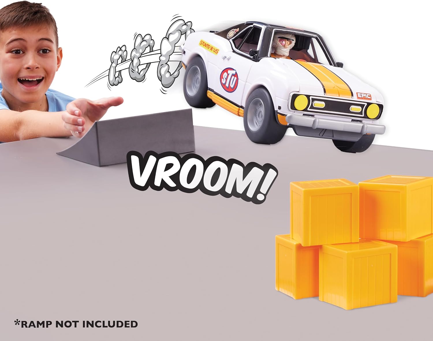 Stuntman Stu Race Ace Stunt Car Set