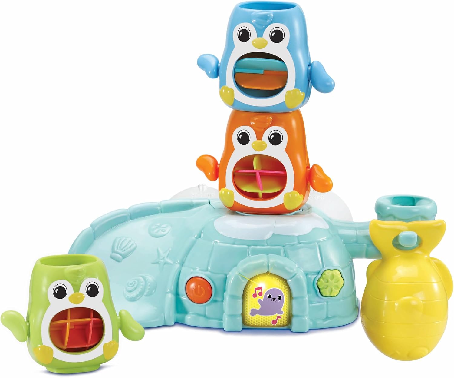 VTech Stack & Splash Penguin Pals Bath Toy