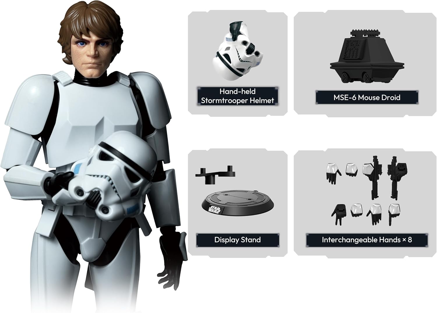 Blokees Star Wars: A New Hope - CC04 Luke Skywalker Stormtrooper Disguise Version