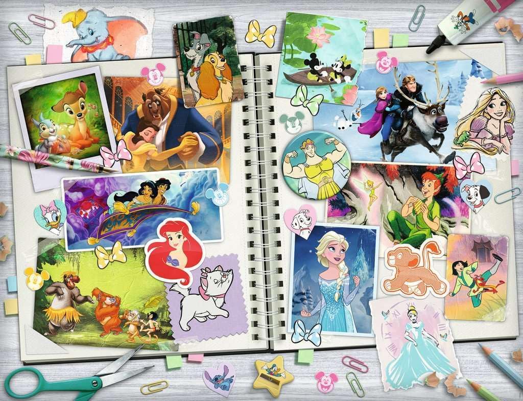 Disney Scrapbook 2000 Piece Jigsaw Puzzle