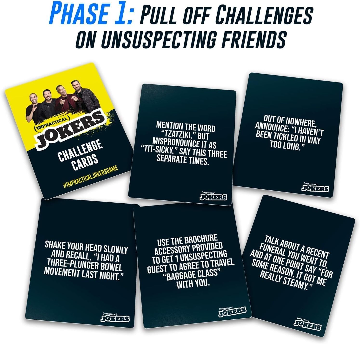 Tru TV Impractical Jokers Game - Box of Challenges