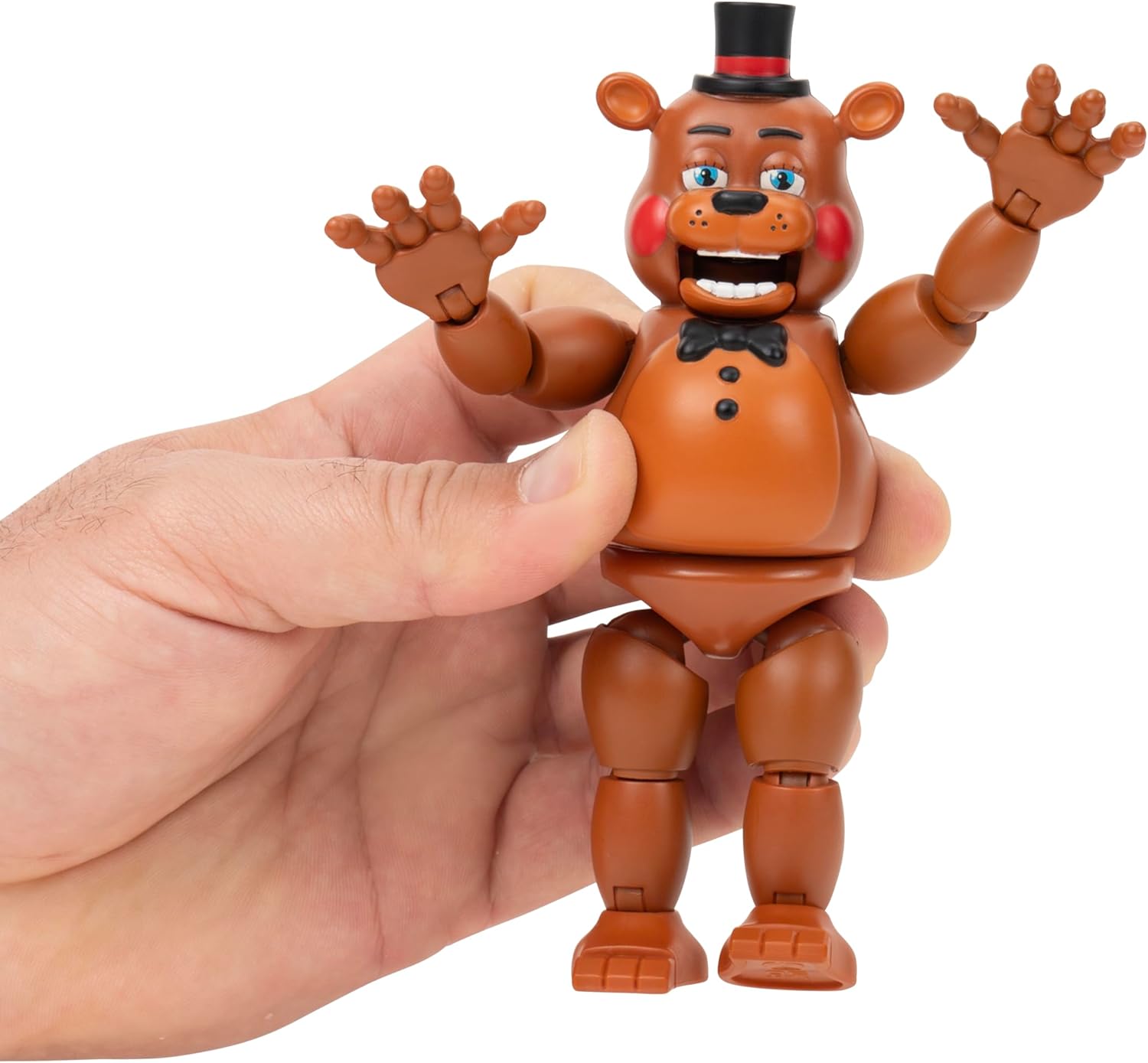Five Nights at Freddy's Action Figure Freddy with Glow in The Dark Eyes 12.5cm