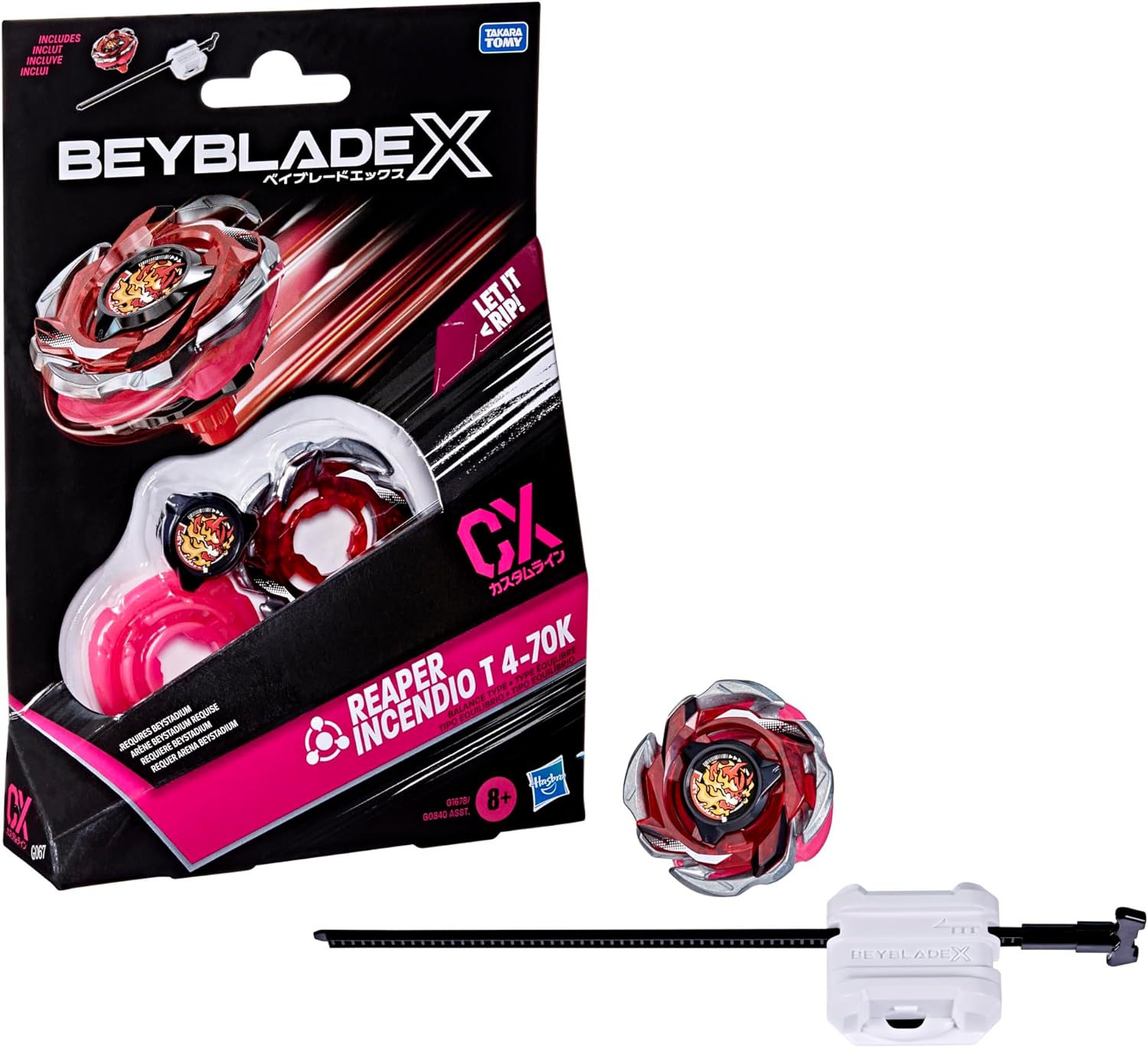 Beyblade X - Reaper Incendio T 4-70K CX Starter Pack