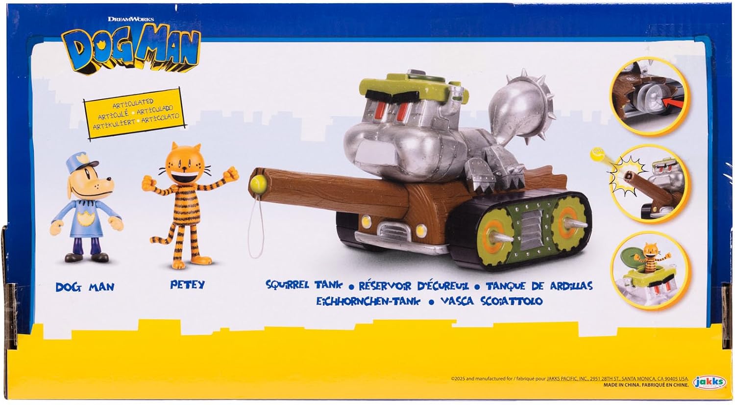 Dogman Squirrel Tank with Figures