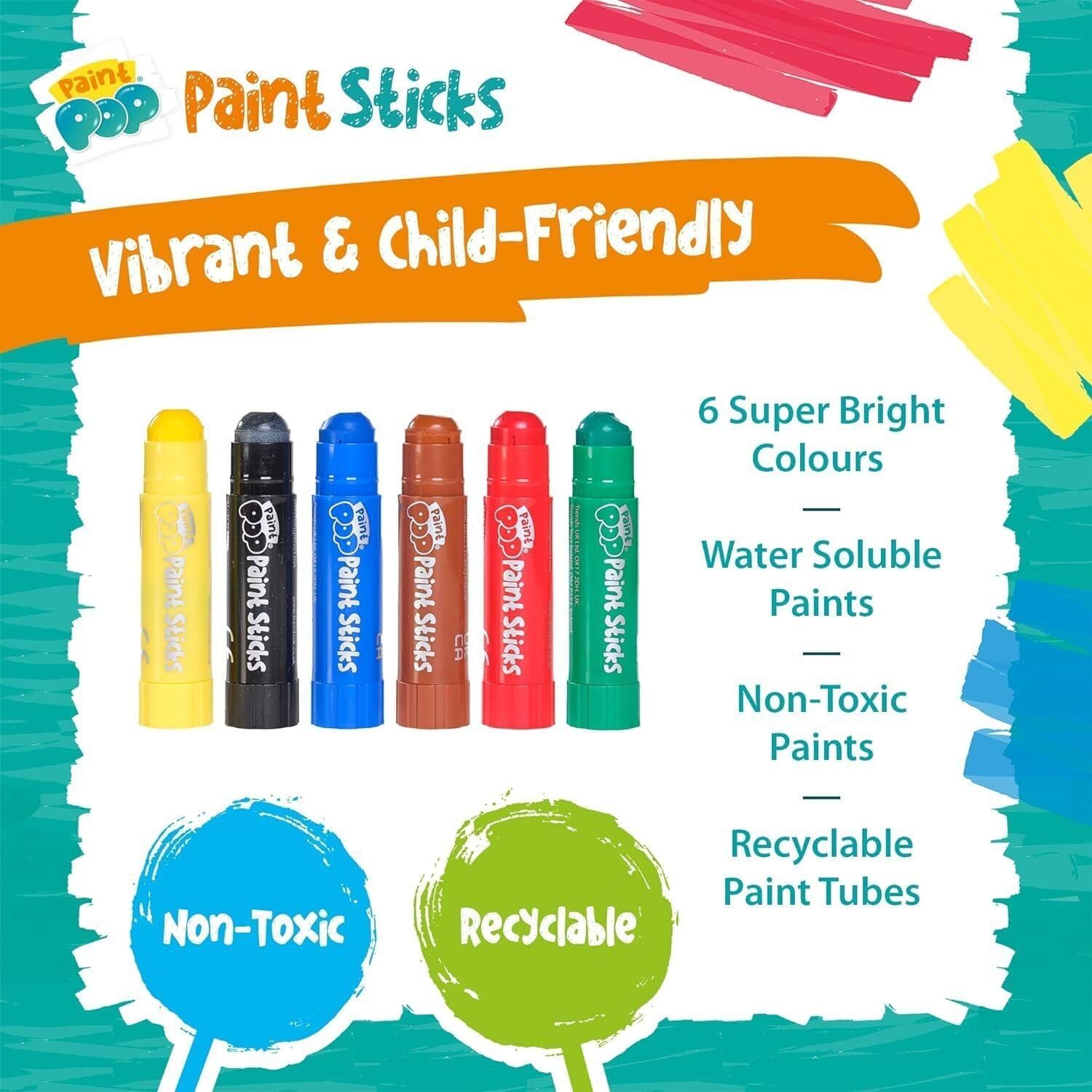 Paint Pop 6 Pack Classic Colours