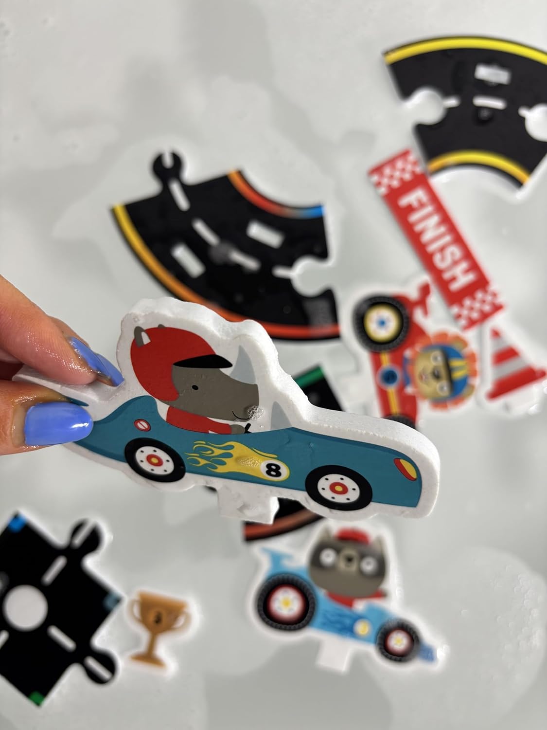 Bath Time Build & Play Grand Prix Racing Set